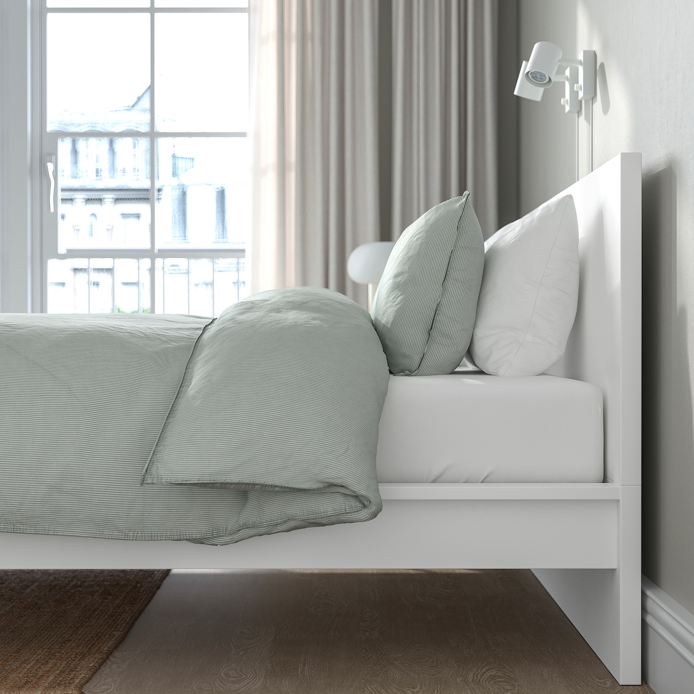 MALM bed frame, high white/Luröy - IKEA MALM bed frame, high white/Luröy - IKEA