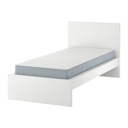 VADSÖ sprung mattress extra firm/light blue - IKEA