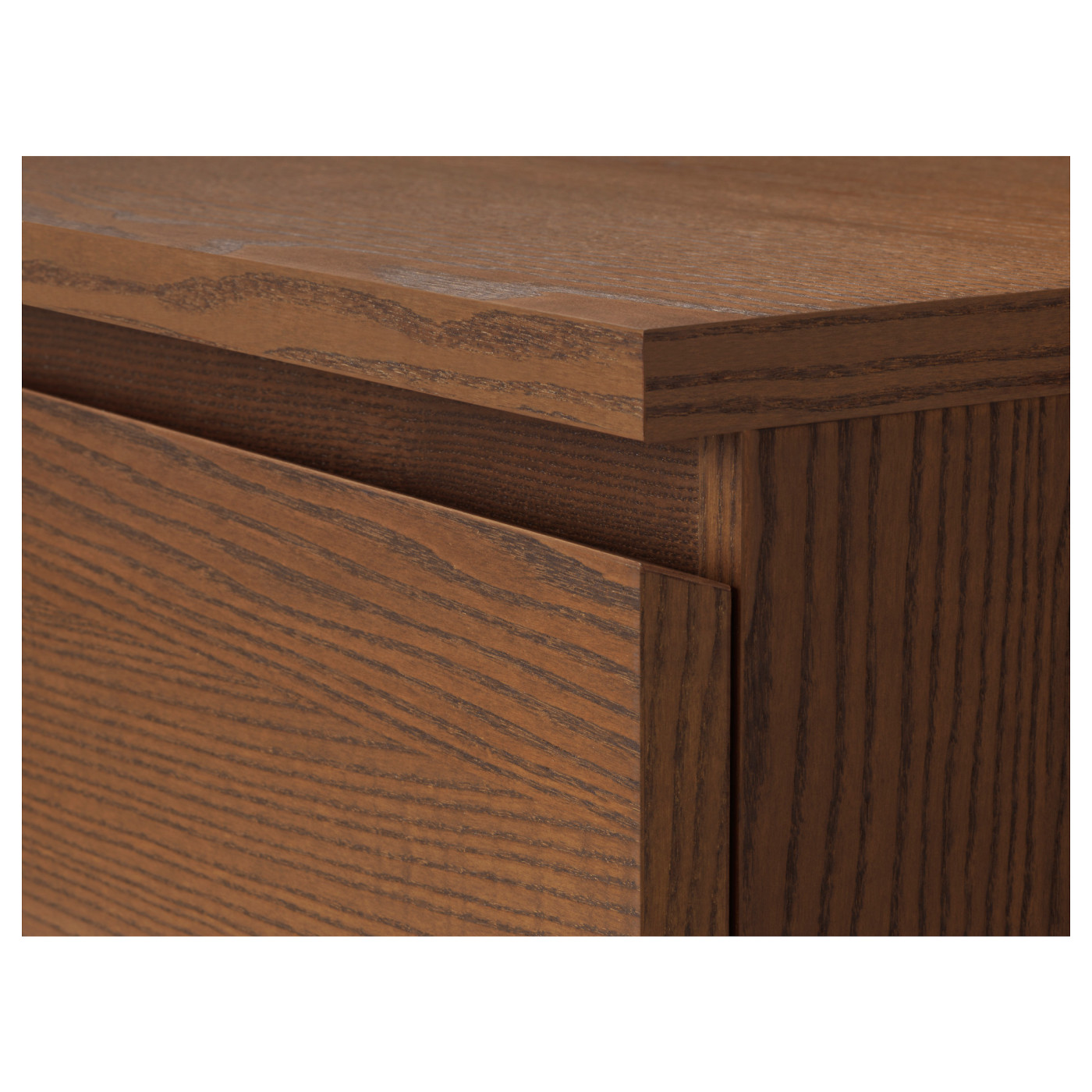 MALM chest of 6 drawers brown stained ash veneer/mirror glass - IKEA MALM chest of 6 drawers brown stained ash veneer/mirror glass - IKEA