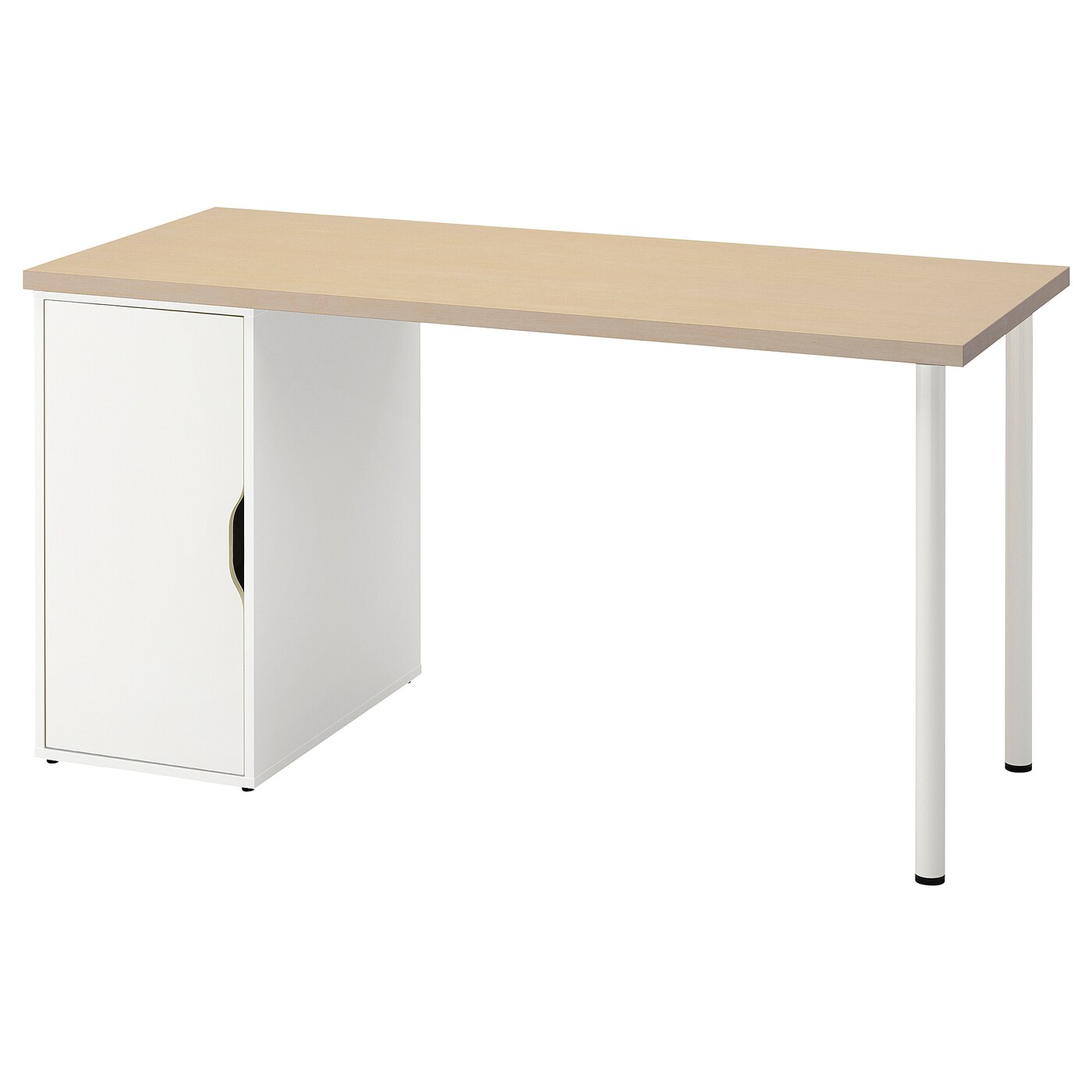 MÅLSKYTT / ALEX desk birch/white - IKEA