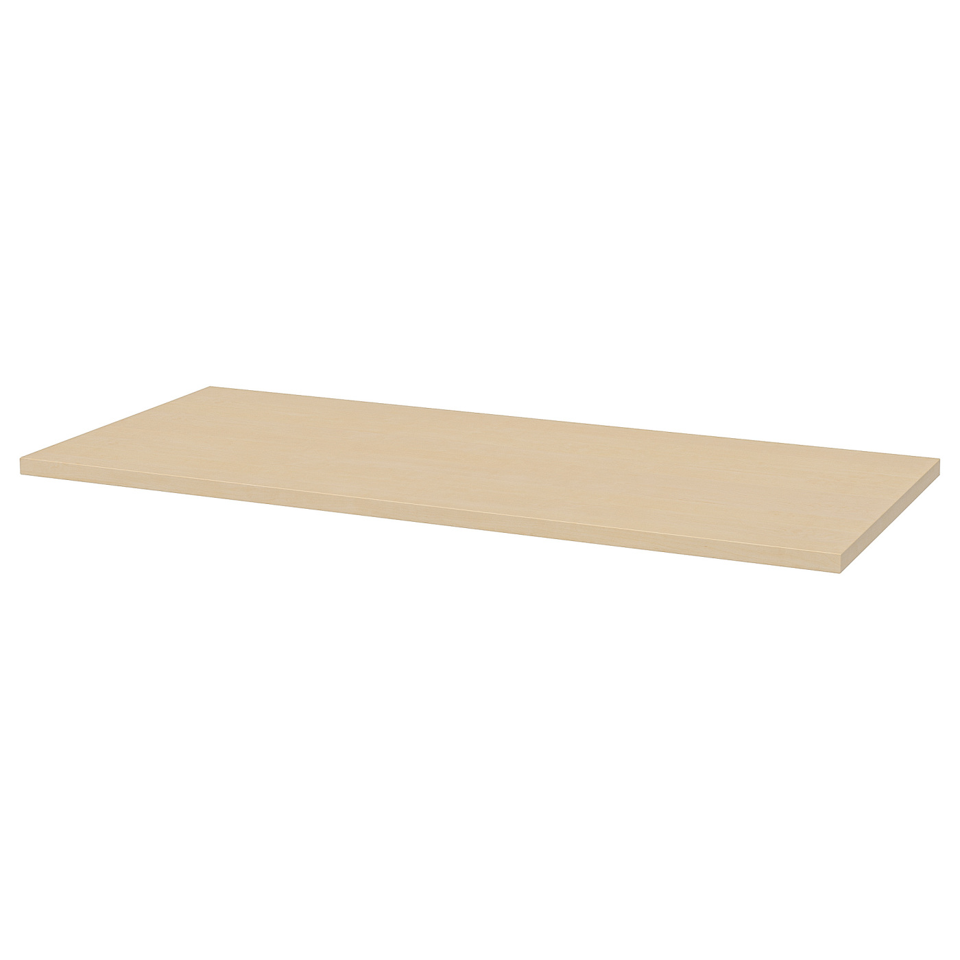 【IKEA】140×60 テーブル　MÅLSKYTT モルシット / OLOV オーロヴ デスク, バーチ/ホワイト, 140x60 cm MÅLSKYTT / OLOV desk birch/white - IKEA