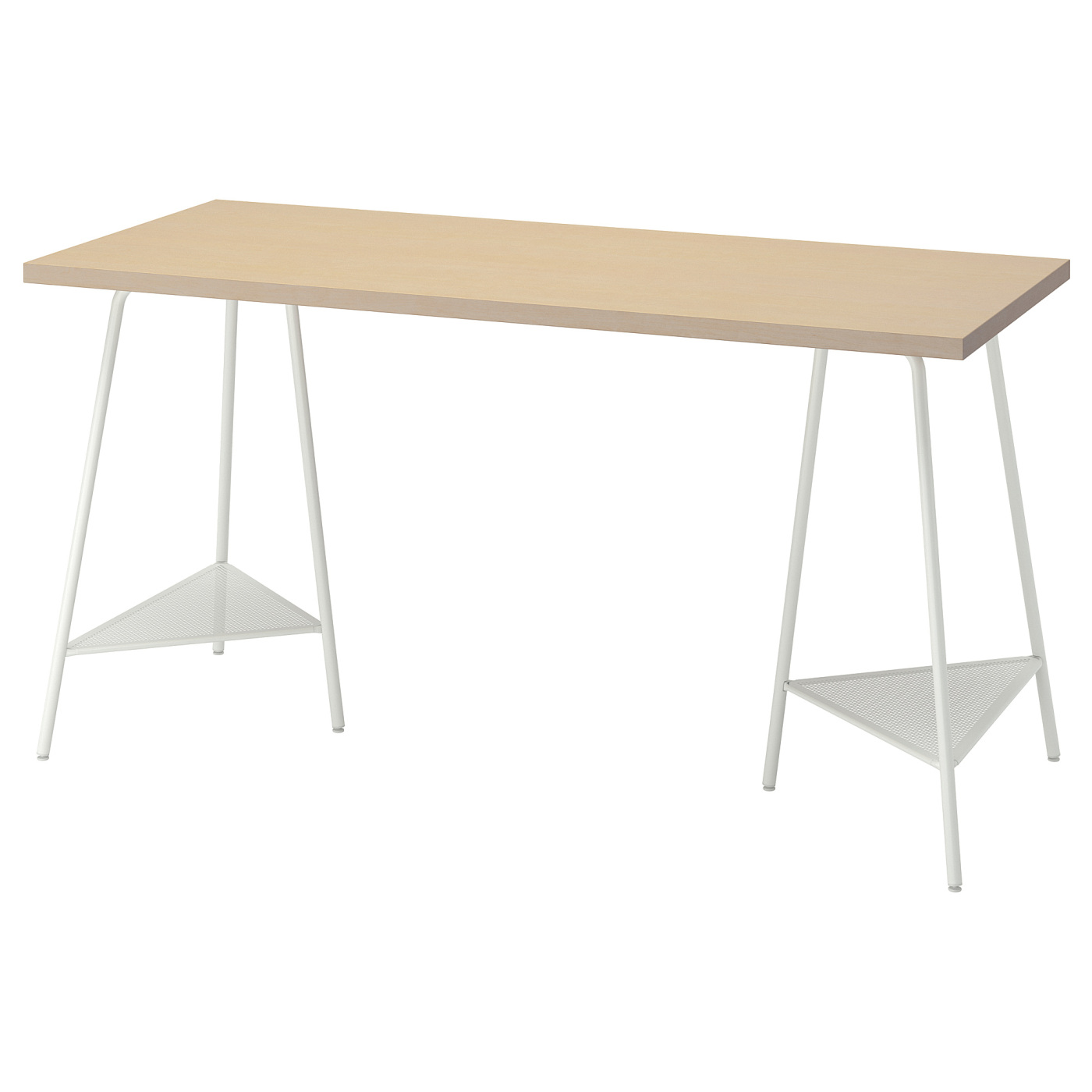 MÅLSKYTT / TILLSLAG desk birch/white - IKEA
