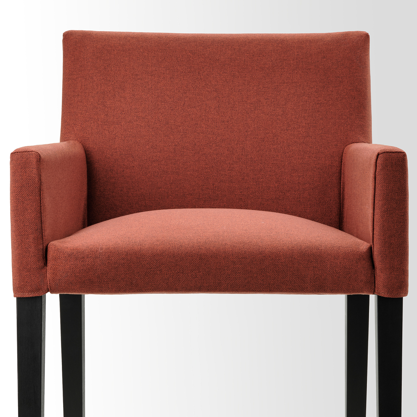 MÅRENÄS chair with armrests black/Gunnared red-brown - IKEA