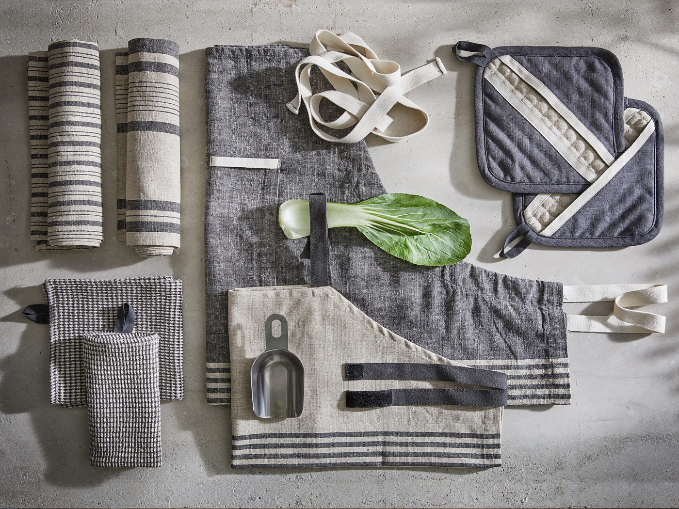MARIATHERES dish-cloth grey/beige - IKEA