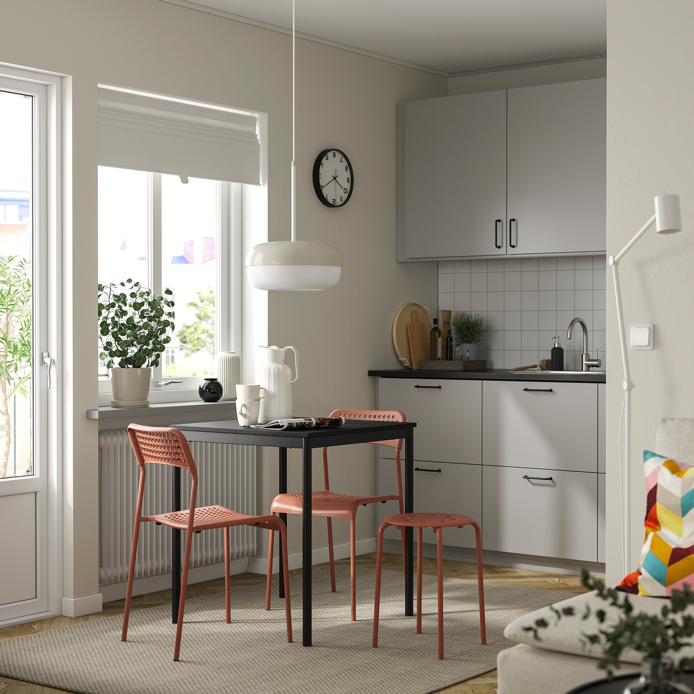 MARIUS stool red-brown - IKEA