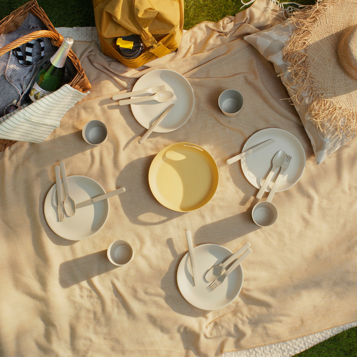 MARULK 21-pieces picnic set mixed colours - IKEA