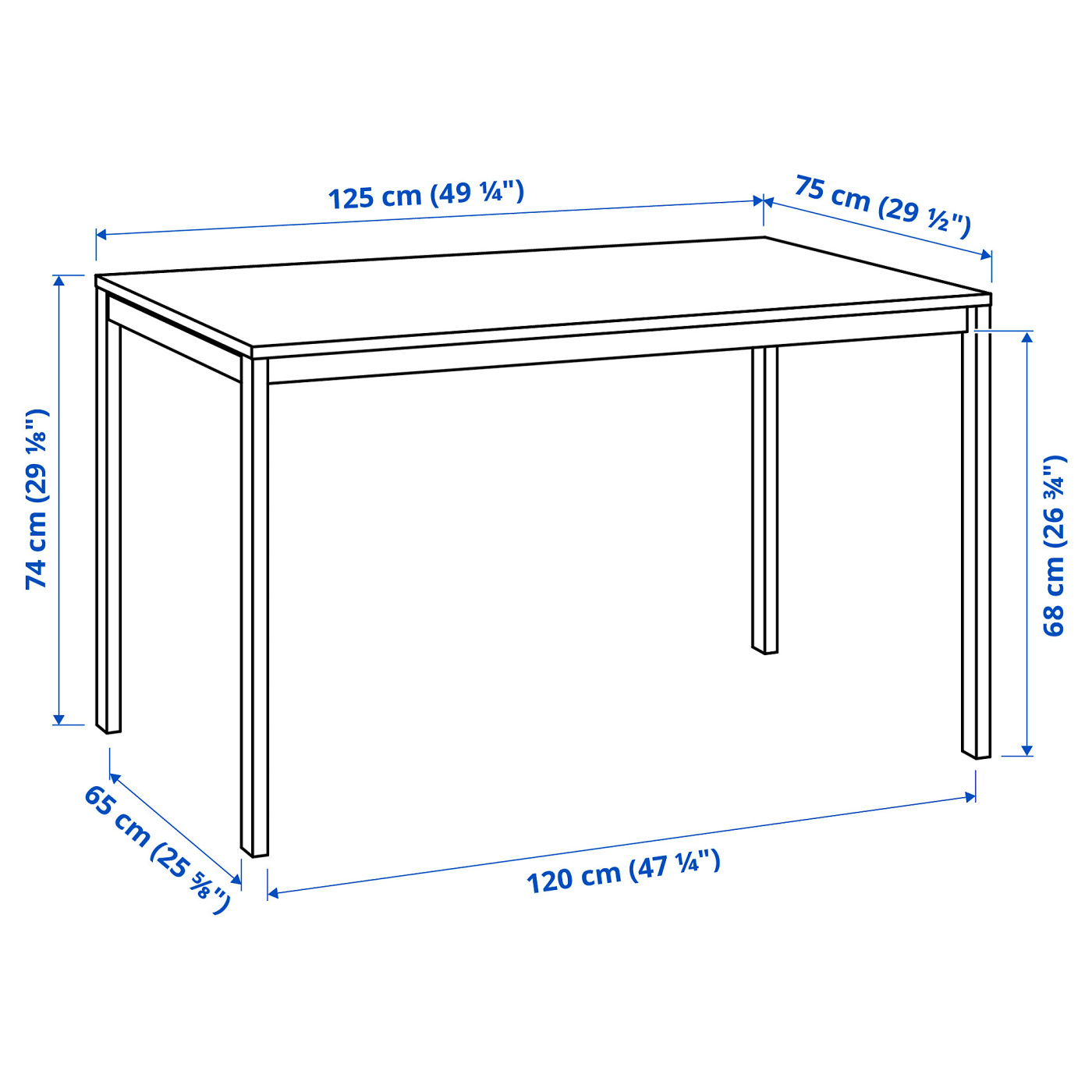MELLTORP / TEODORES table and 4 chairs white - IKEA