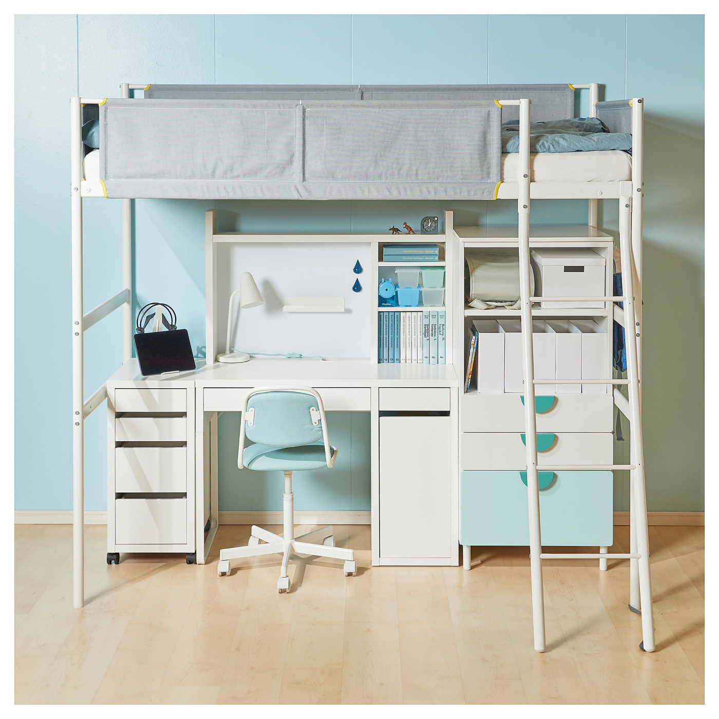 IKEA MICKE ホワイト MICKE add-on unit high white - IKEA