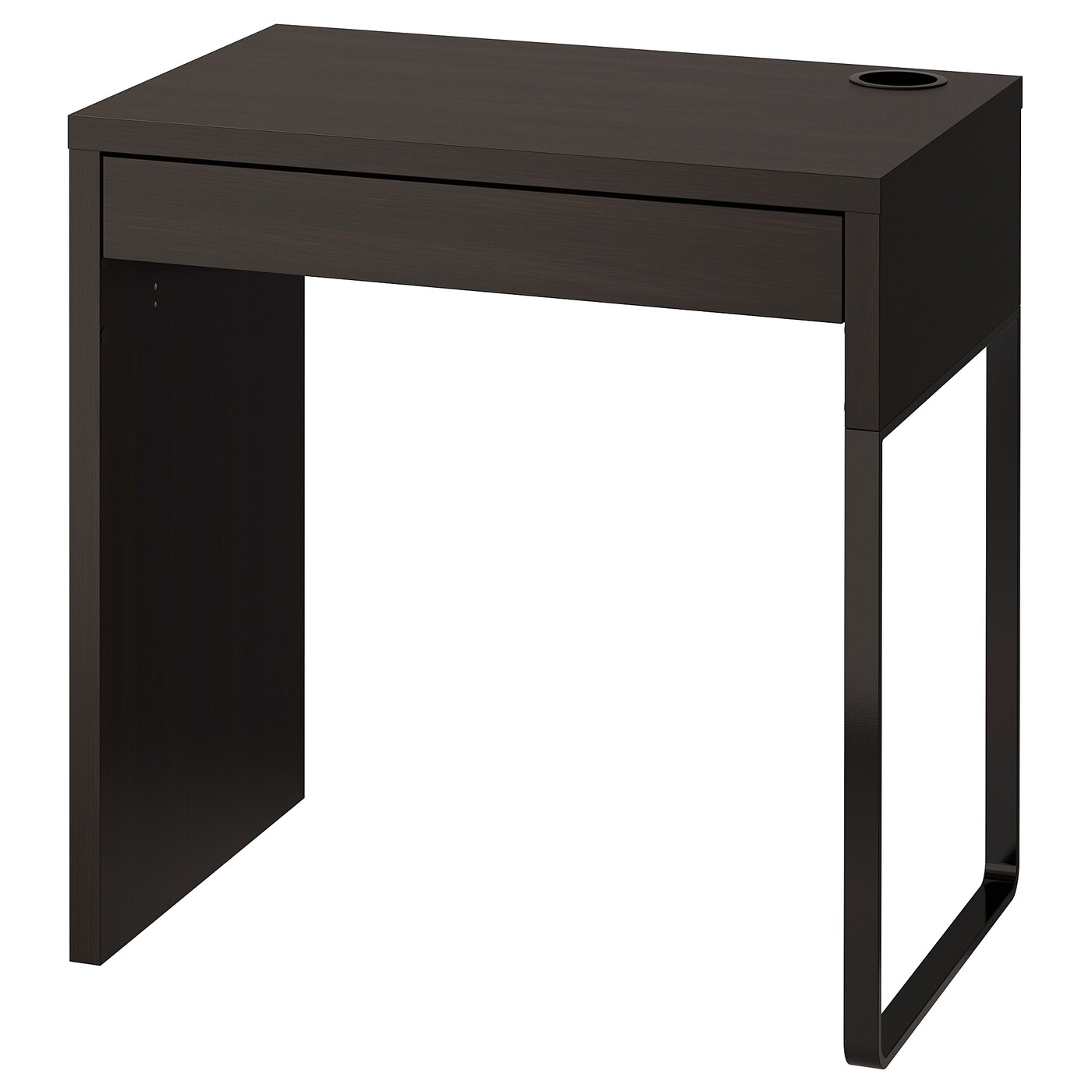 【希望者のみラッピング無料】 MICKE IKEA - black-brown desk パソコンデスク