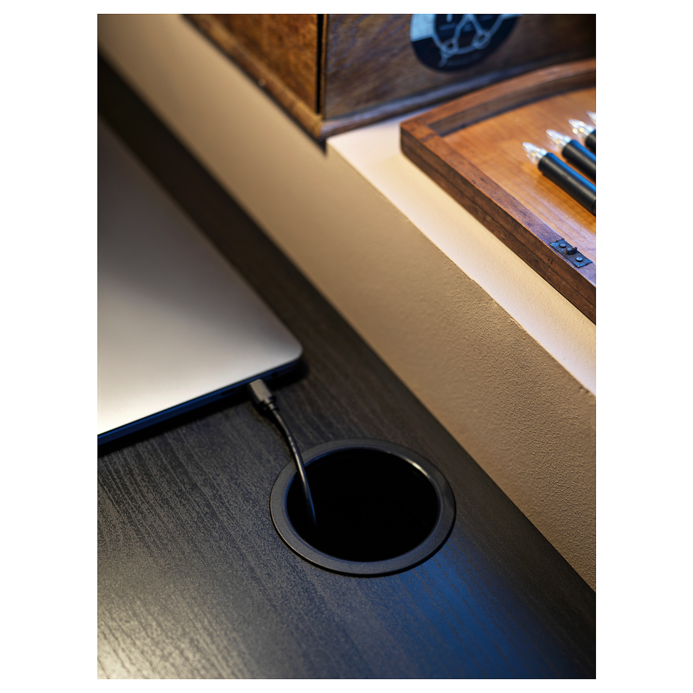 MICKE desk black-brown - IKEA