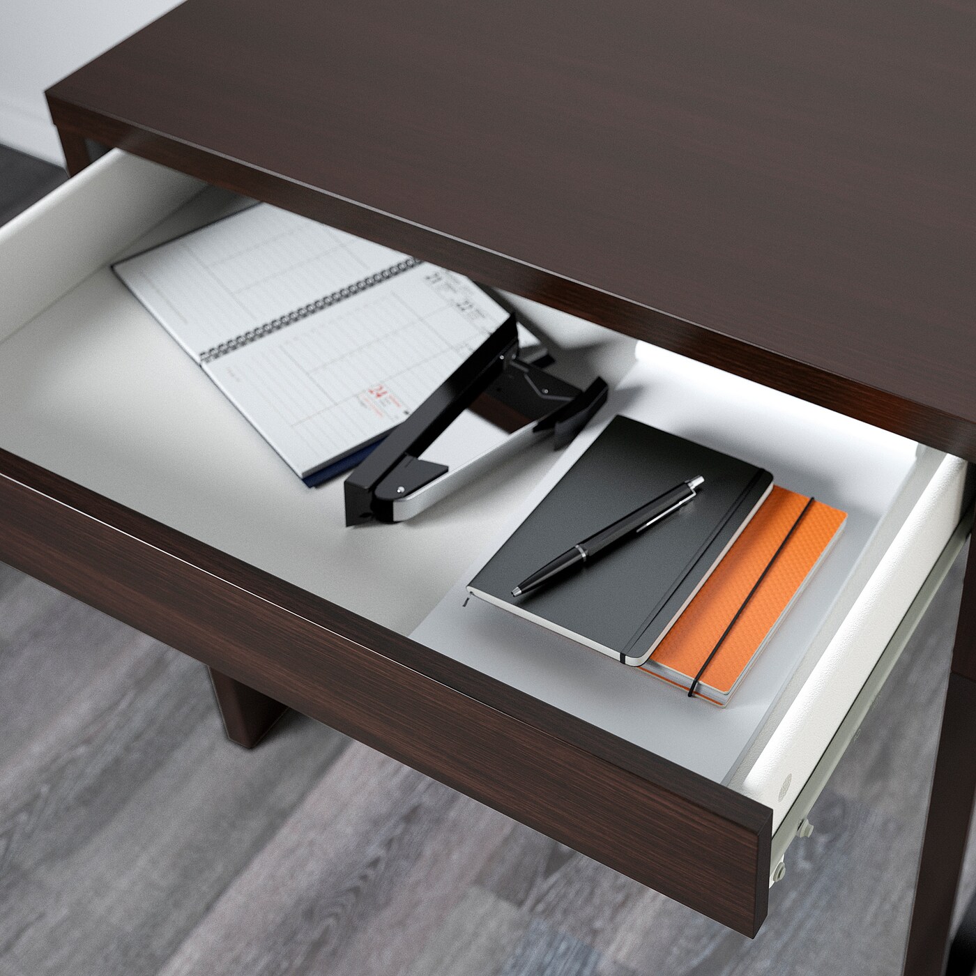 MICKE desk black-brown - IKEA