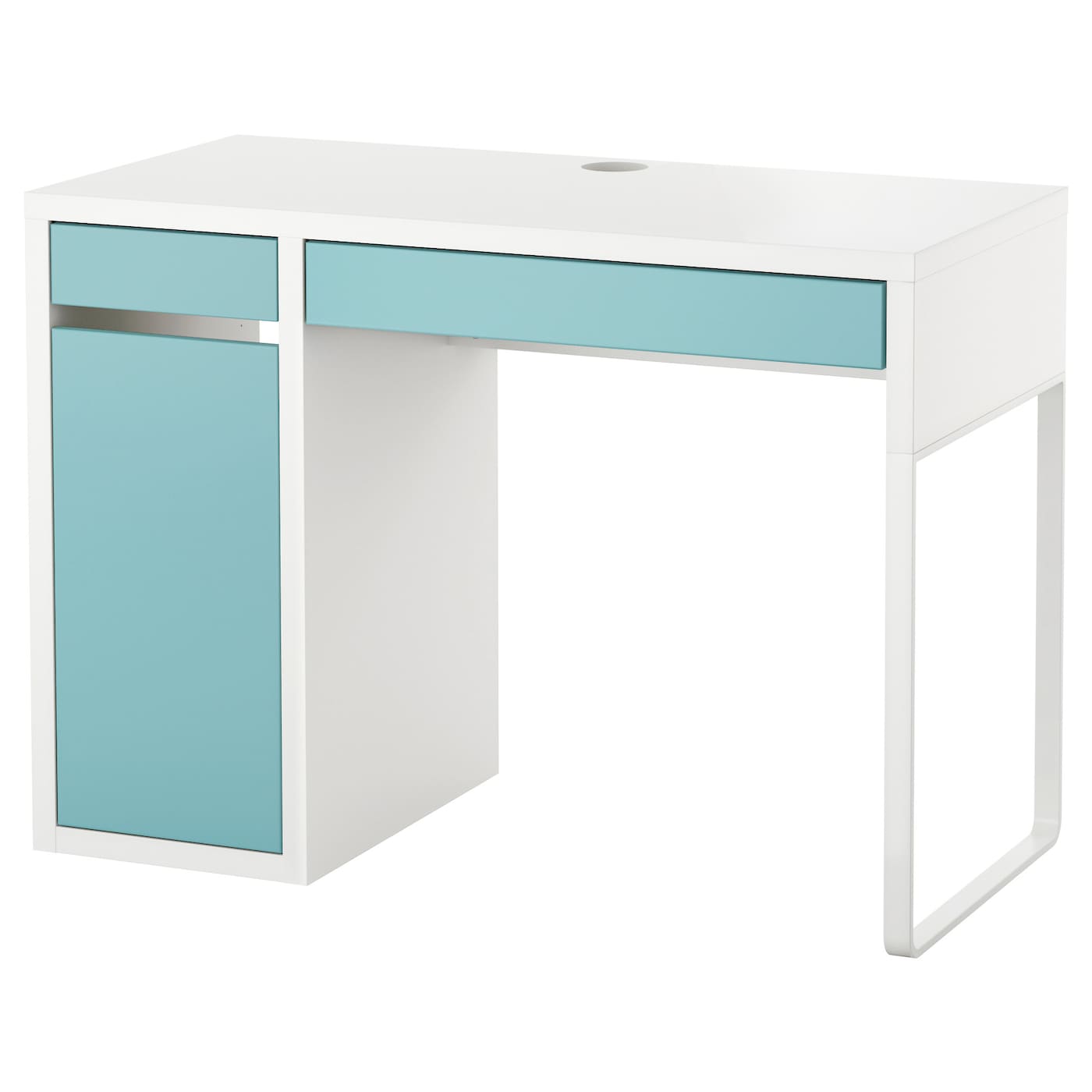 IKEA MICKE 廃盤色 MICKE desk white/light turquoise - IKEA