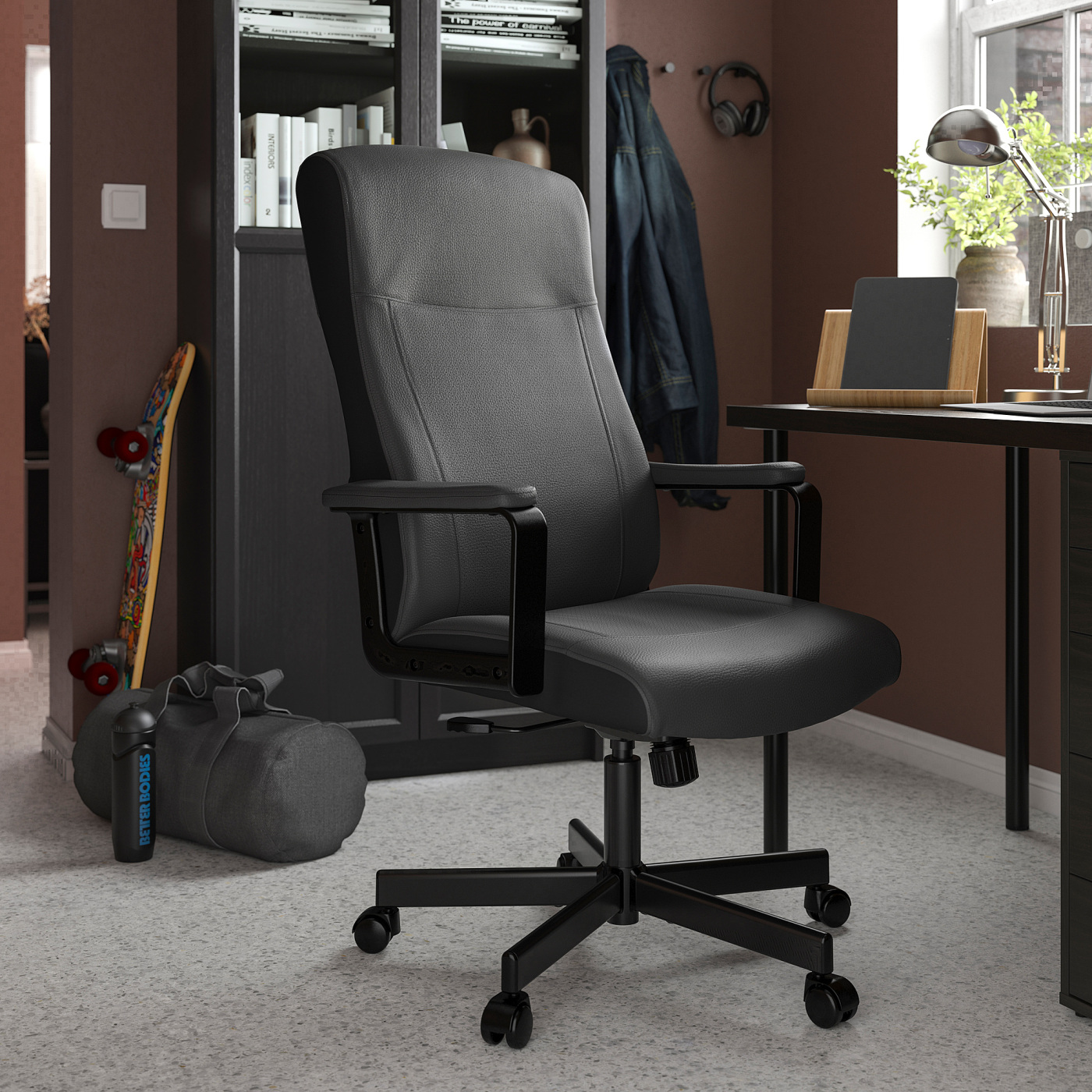 MILLBERGET swivel chair Murum black - IKEA