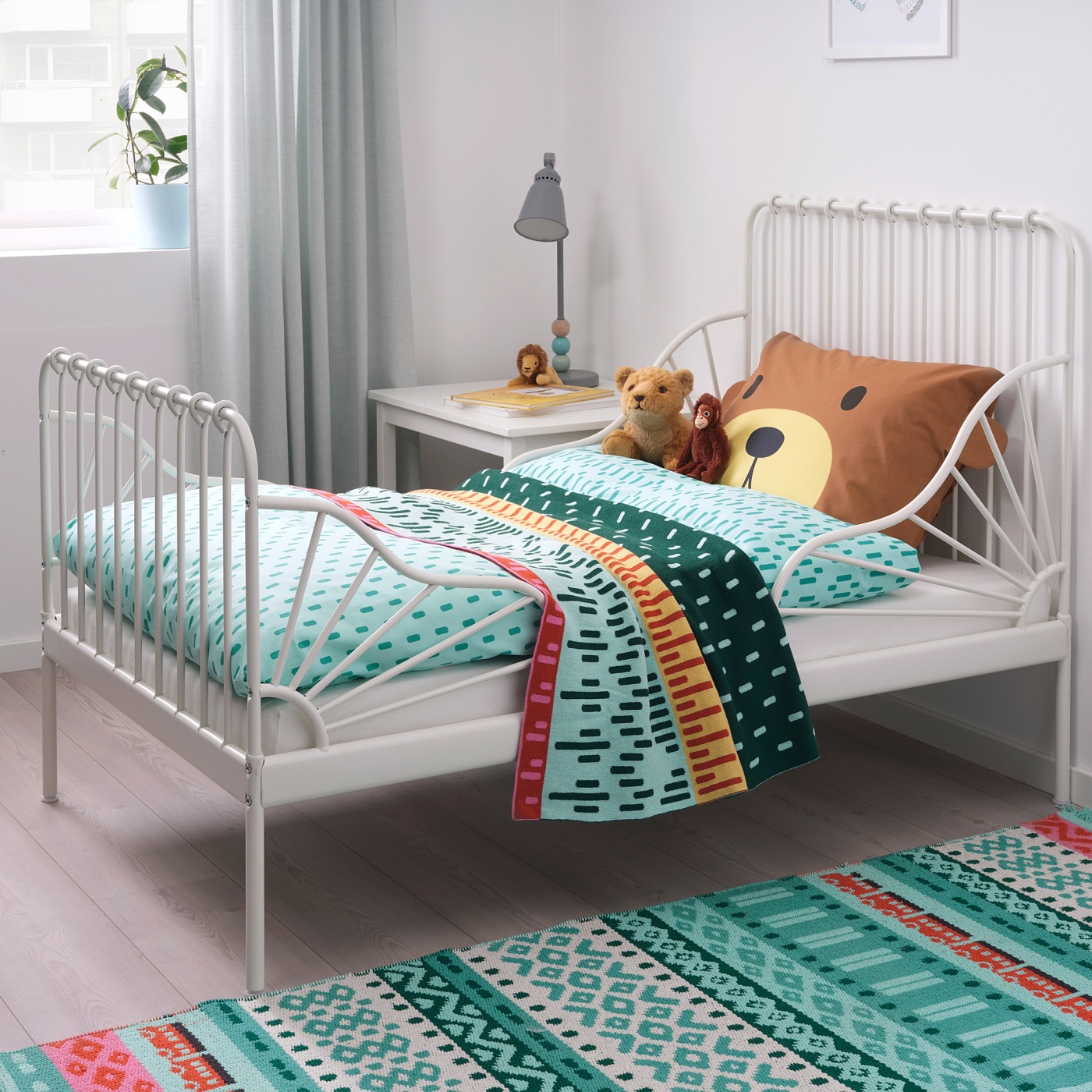MINNEN extendable bed white - IKEA
