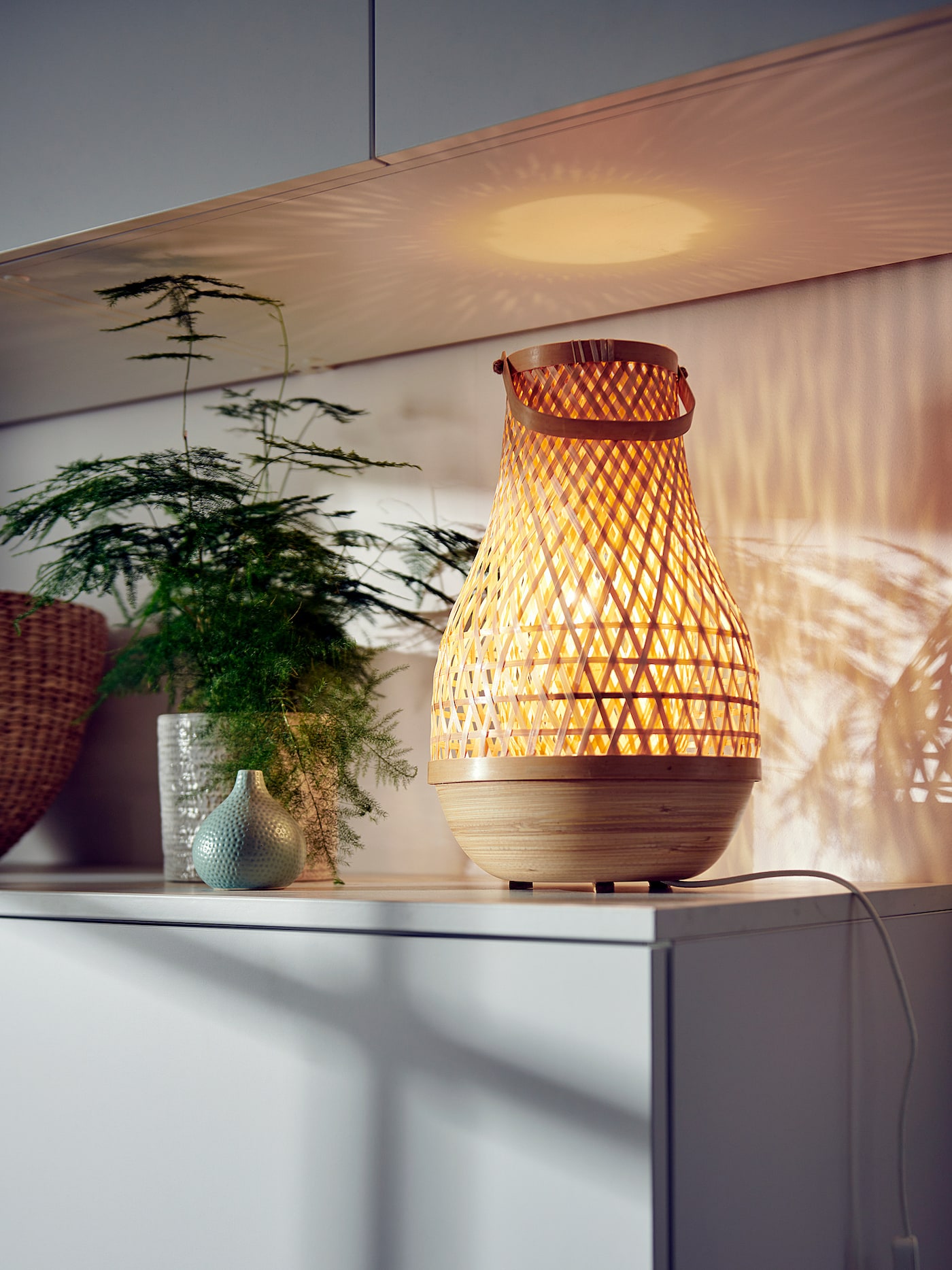 IKEA ペンダントライト MISTERHULT ミステルフルト MISTERHULT ミステルフルト ペンダントランプ, 竹/ハンドメイド