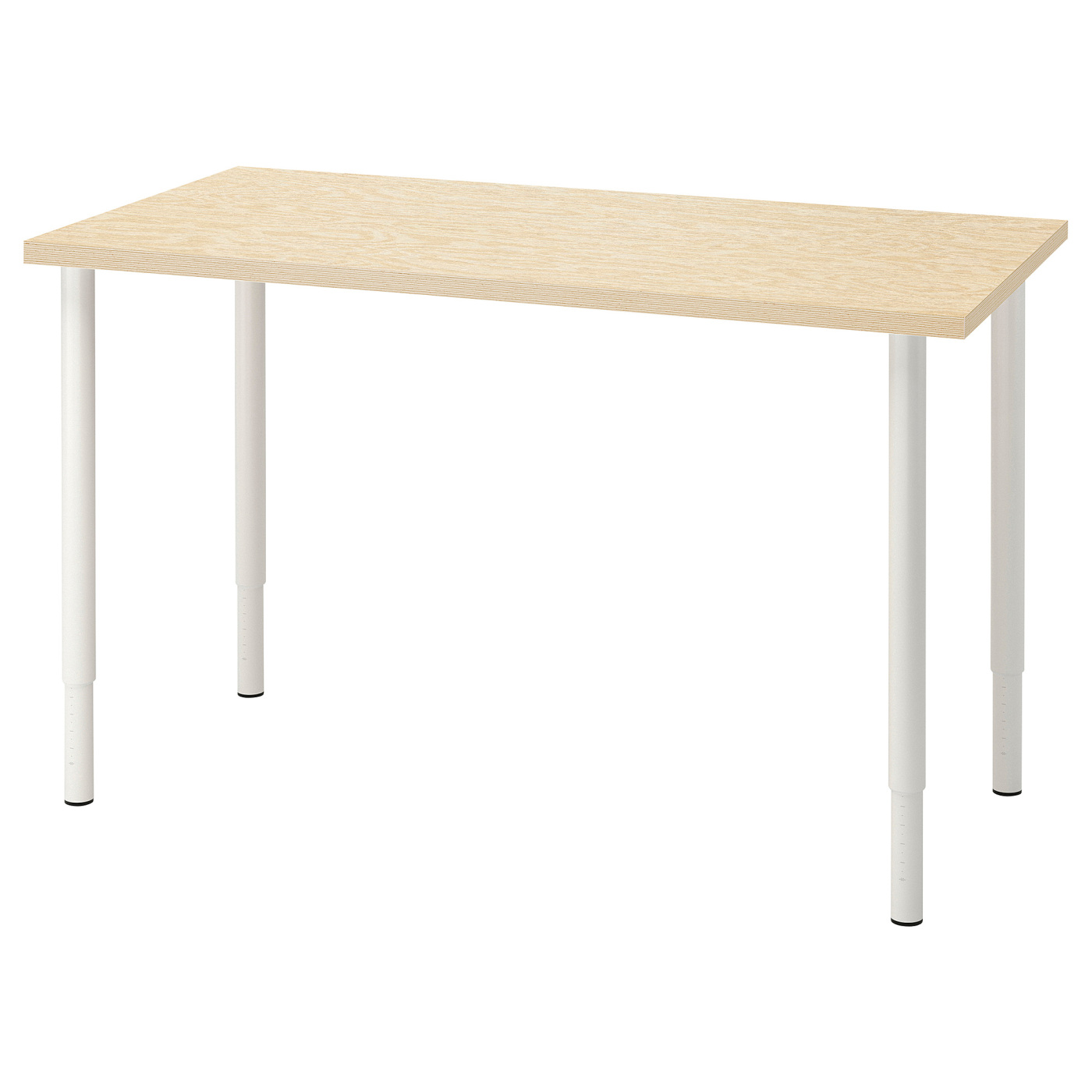 MITTCIRKEL / OLOV desk lively pine effect/white - IKEA