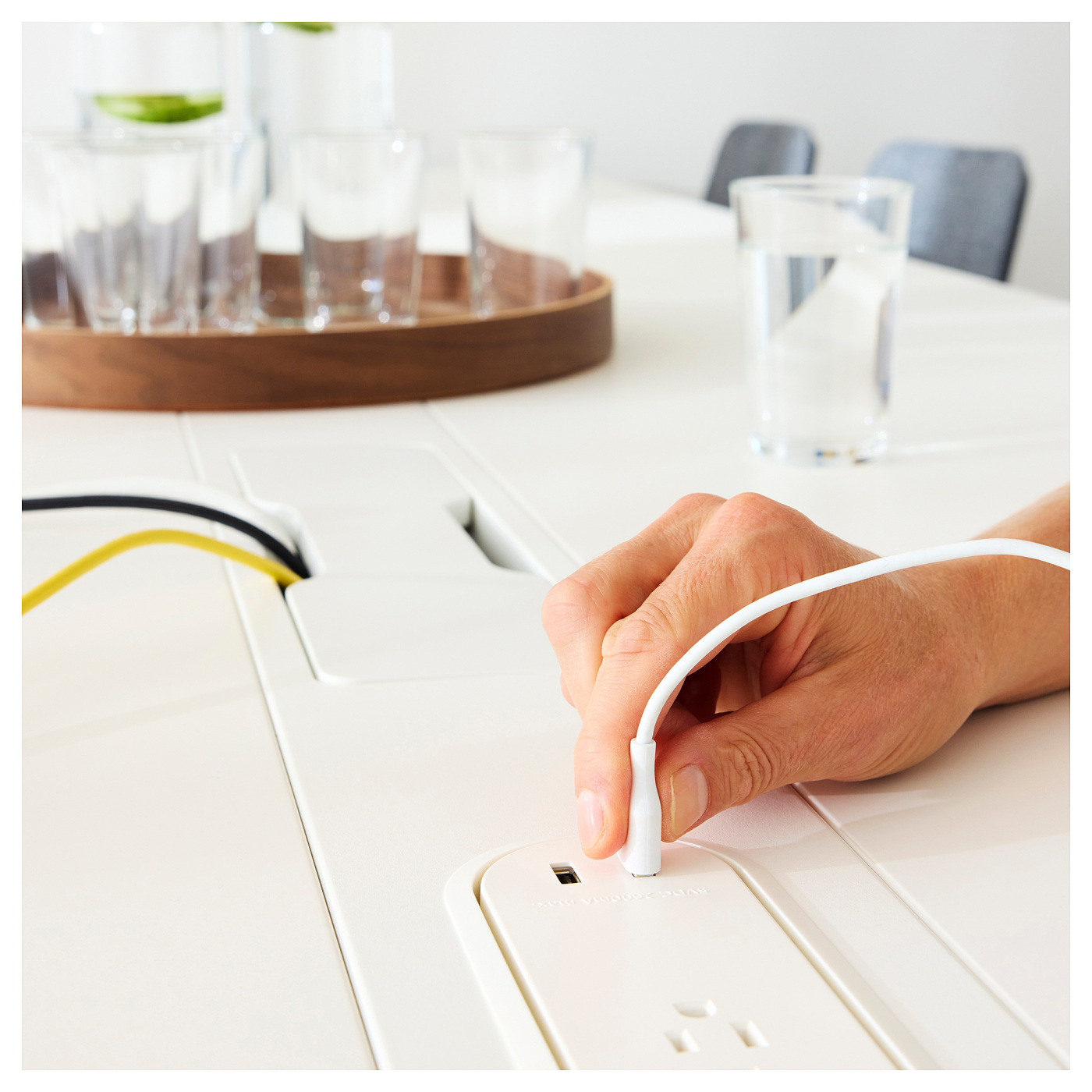 MITTZON conference table white - IKEA