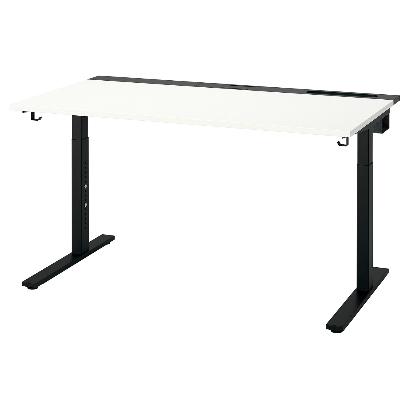 MITTZON desk white/black - IKEA