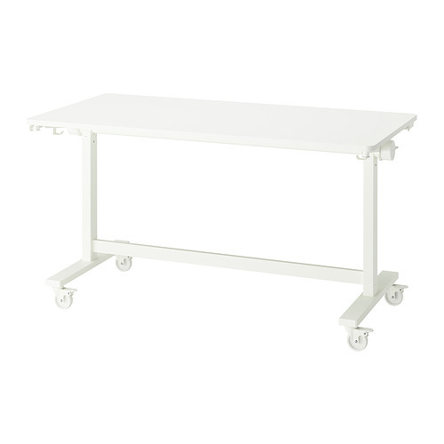 BEKANT desk white/black - IKEA