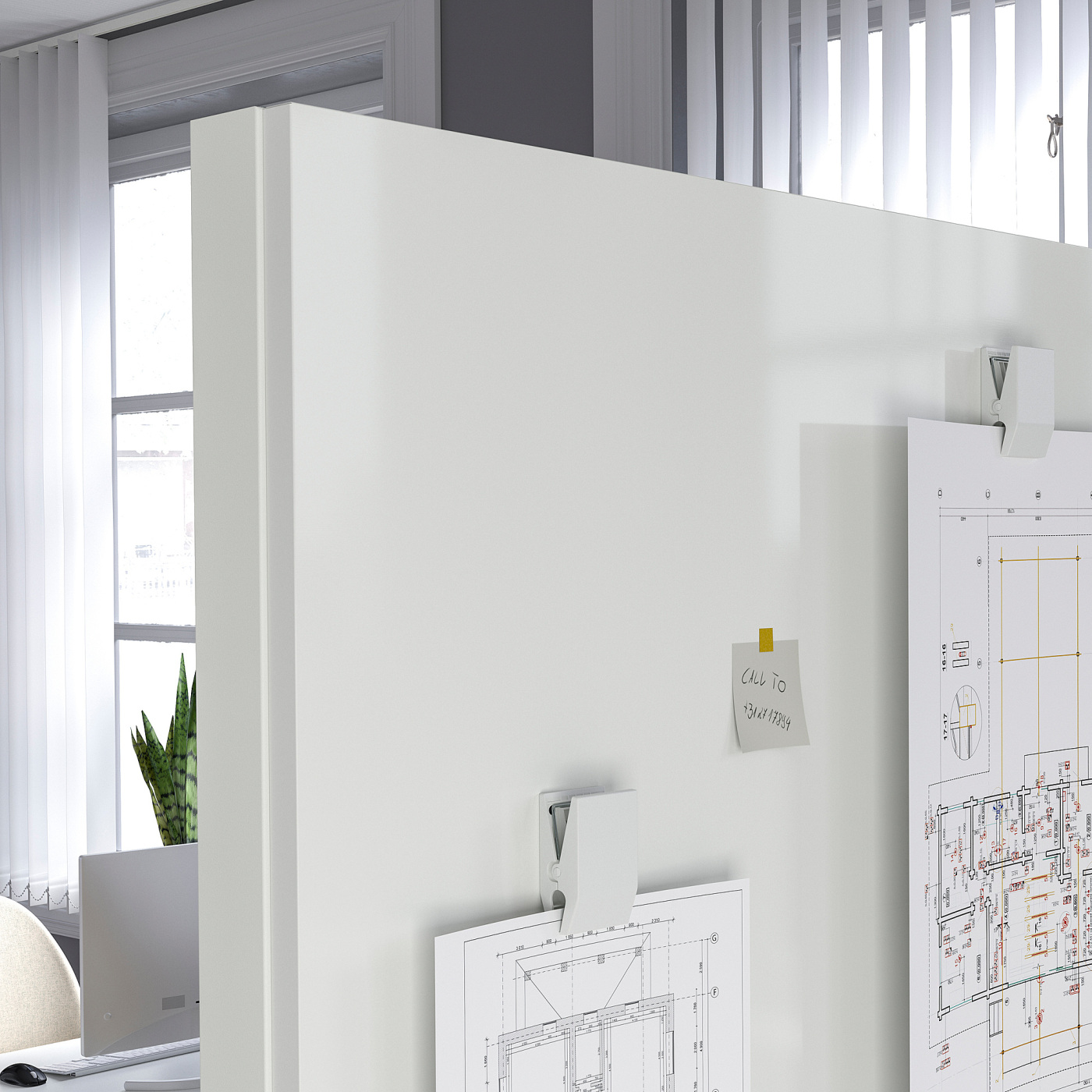 MITTZON whiteboard/noticeboard white - IKEA
