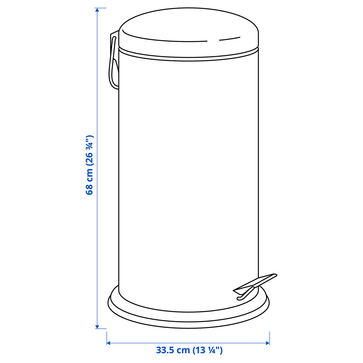 MJÖSA pedal bin red - IKEA MJÖSA pedal bin red - IKEA