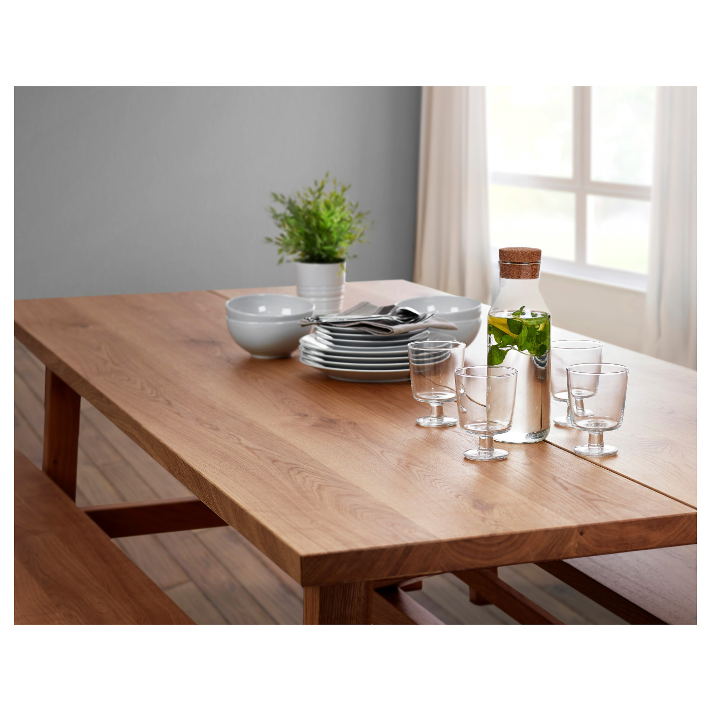MÖCKELBY table oak - IKEA