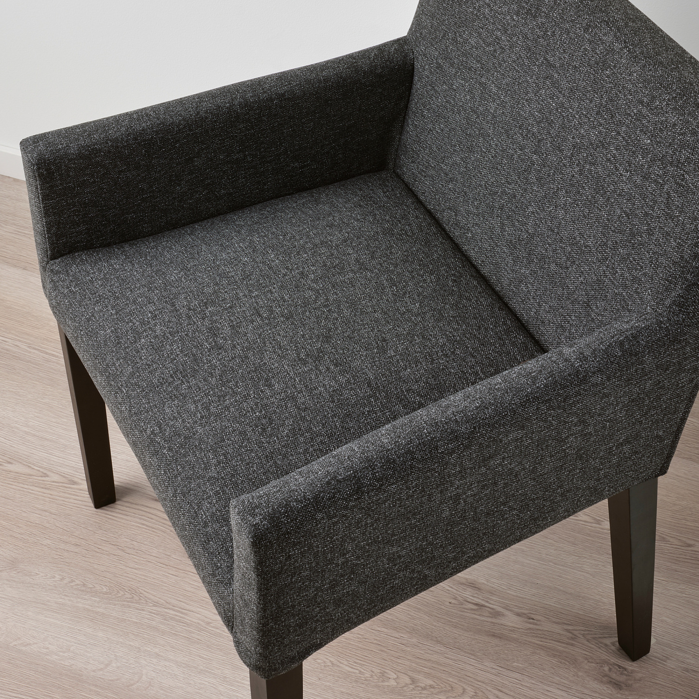 MÖRBYLÅNGA / MÅRENÄS table and 4 chairs with armrests oak veneer
