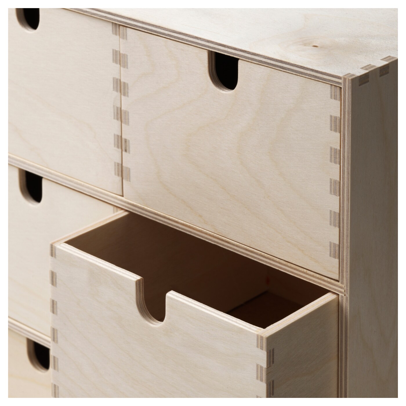 ikea moppe 未使用　2個セット MOPPE mini chest of drawers birch plywood - IKEA