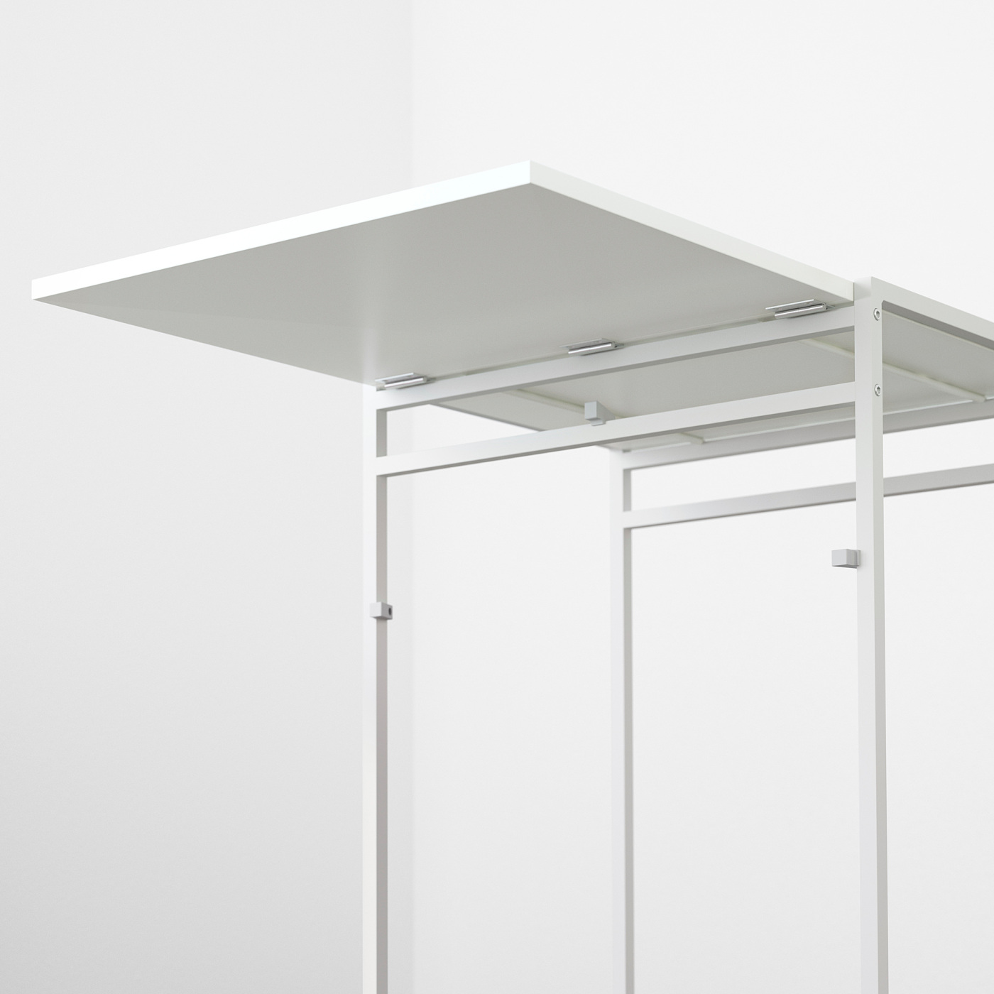 MUDDUS drop-leaf table white - IKEA
