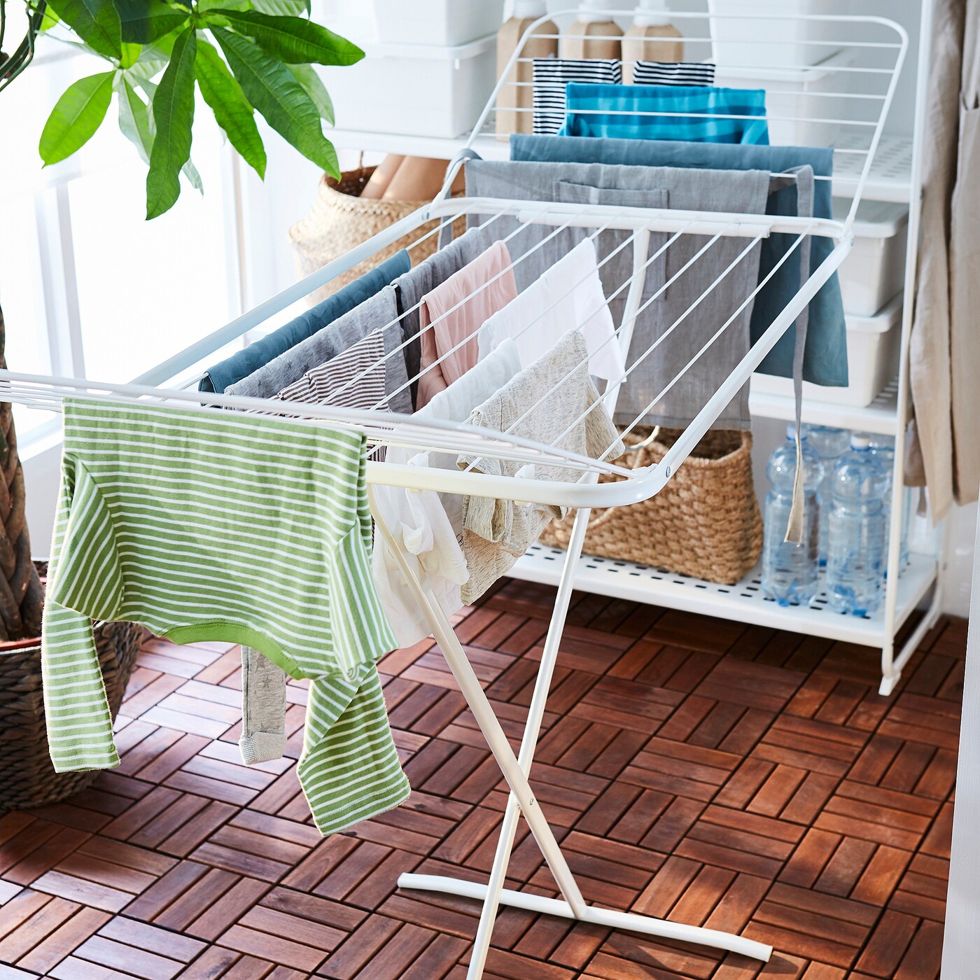 Ikea frost drying rack indoor outdoor white sale