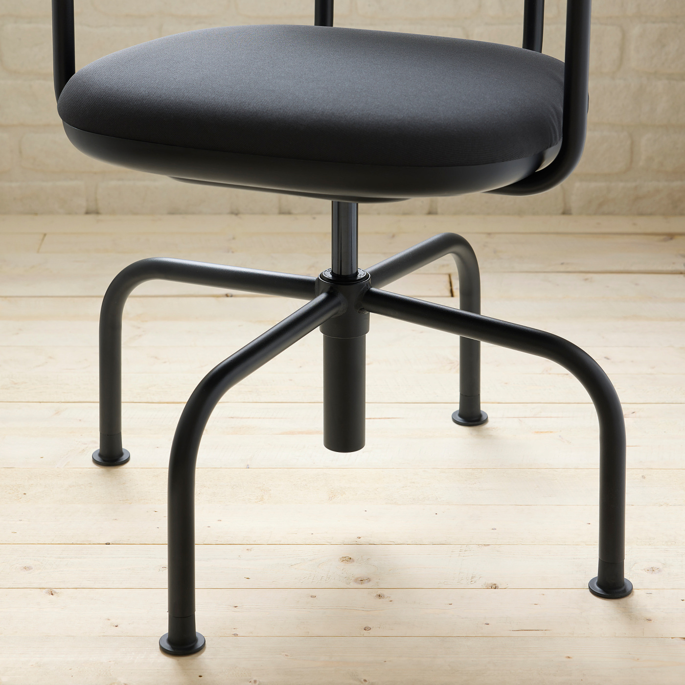 MULLSJÖ swivel chair Gräsnäs dark grey - IKEA