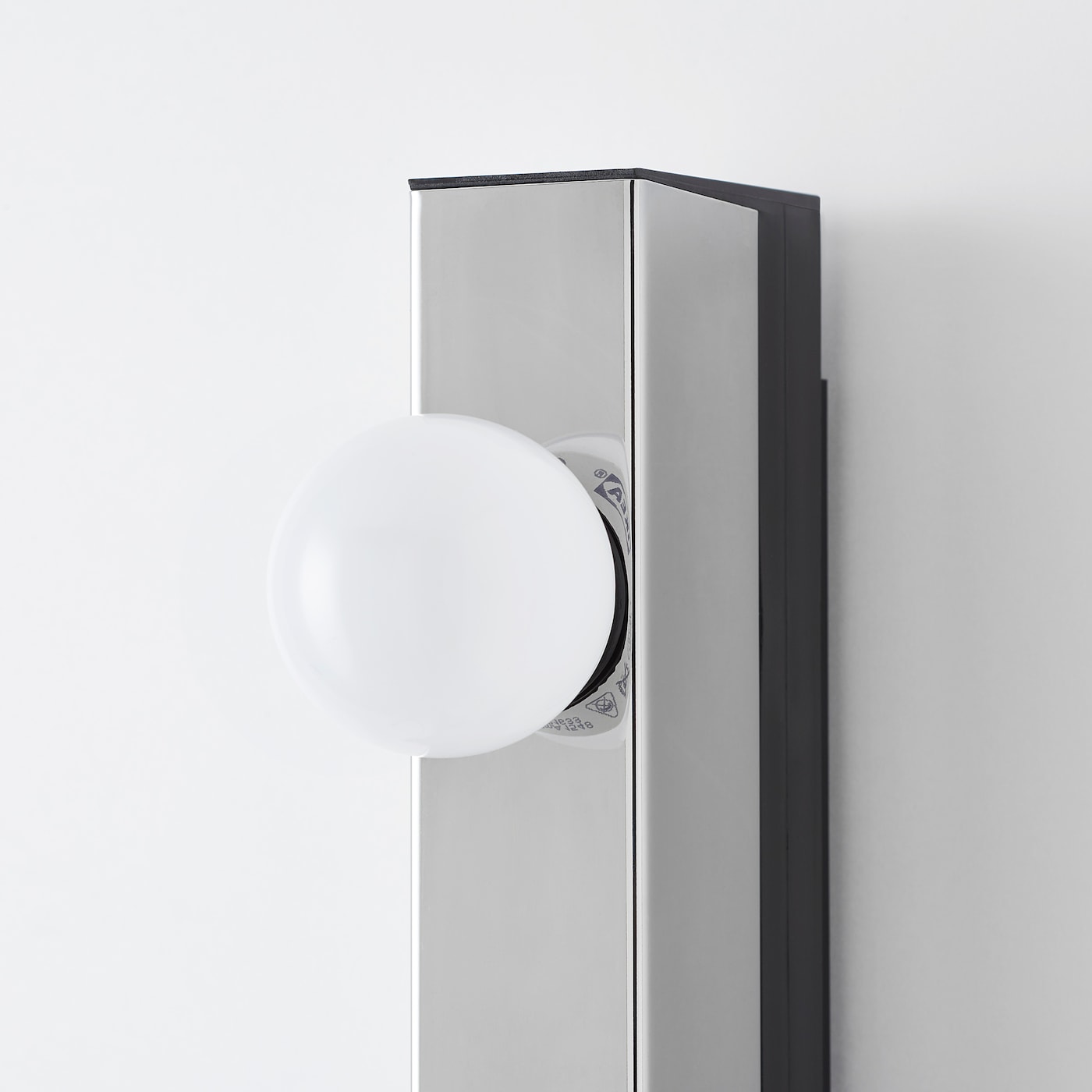MUSIK wall lamp wired in installation chrome plated IKEA
