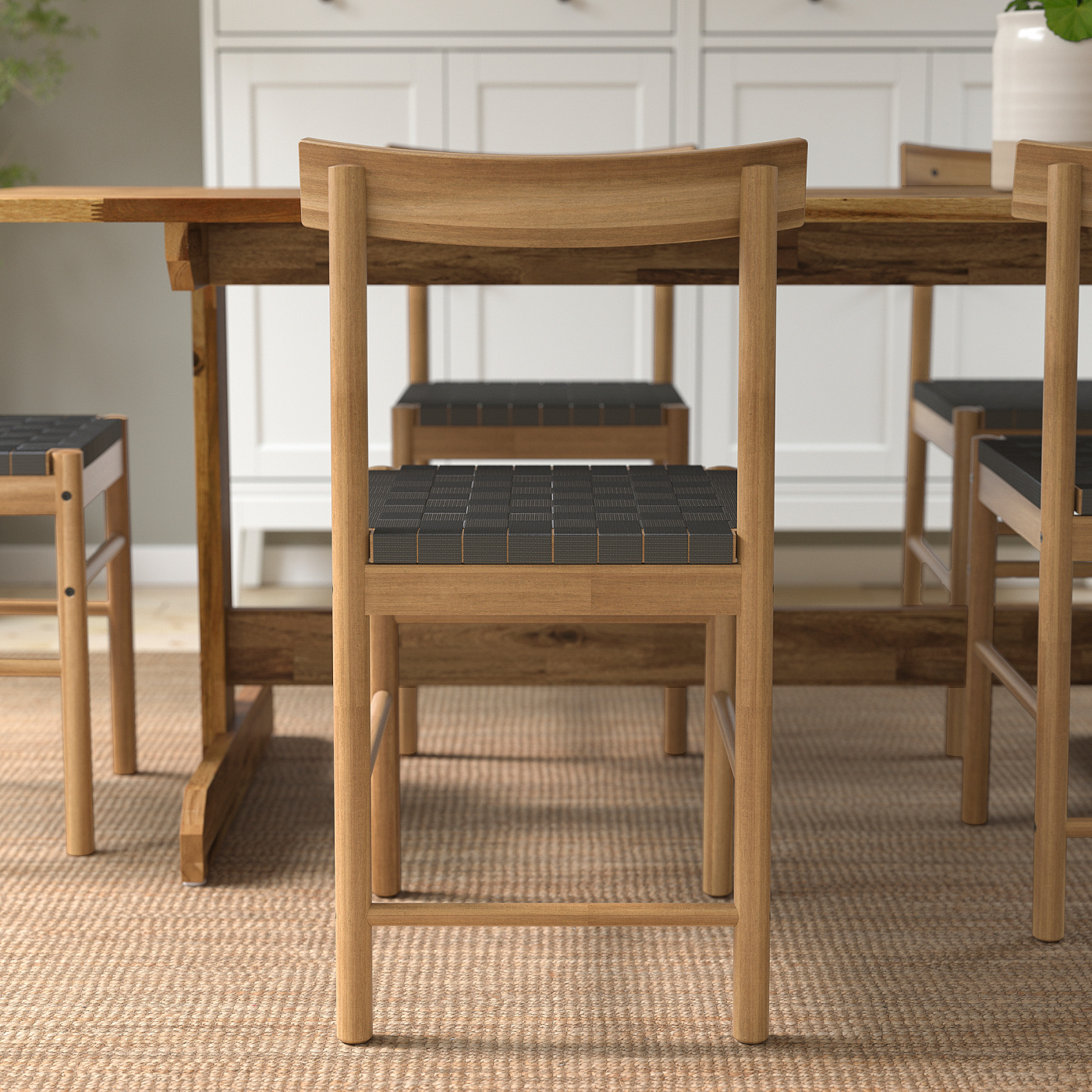 NACKANÄS chair acacia - IKEA