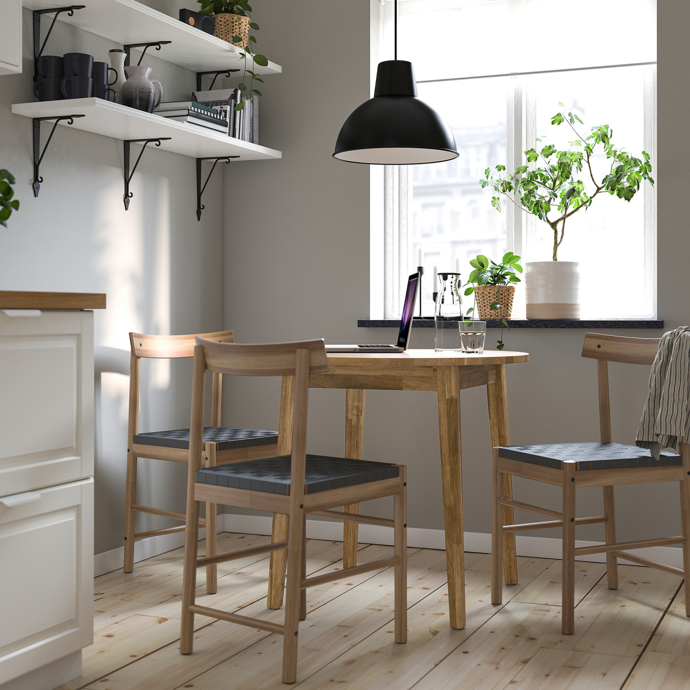 NACKANÄS chair acacia - IKEA