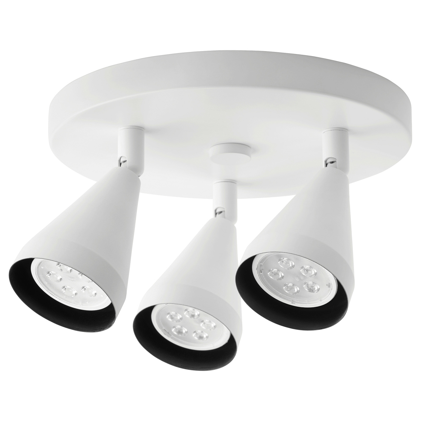 NÄVLINGE ceiling spotlight with 3 spots white - IKEA