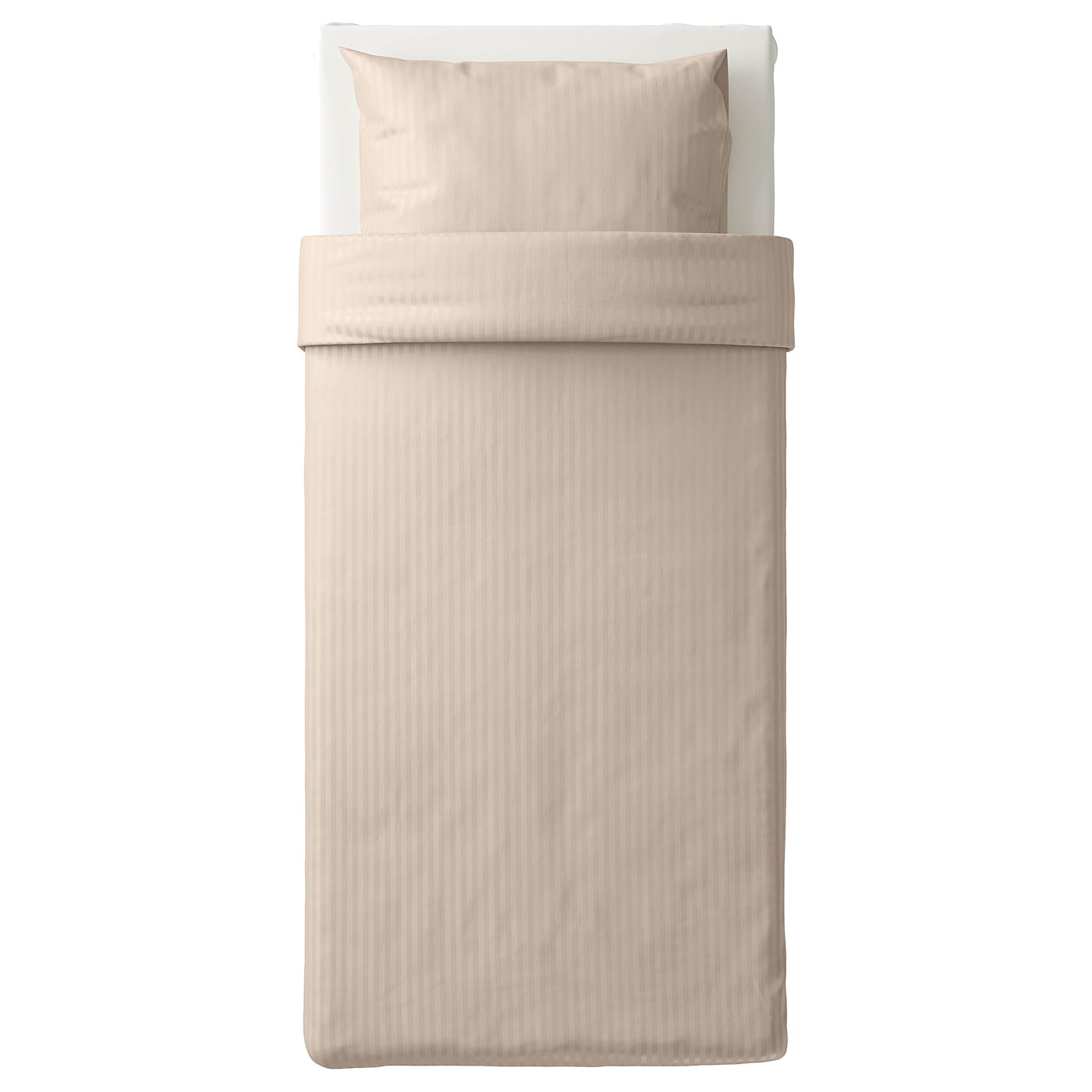 NATTJASMIN duvet cover and pillowcase light beige - IKEA NATTJASMIN duvet cover and pillowcase light beige - IKEA
