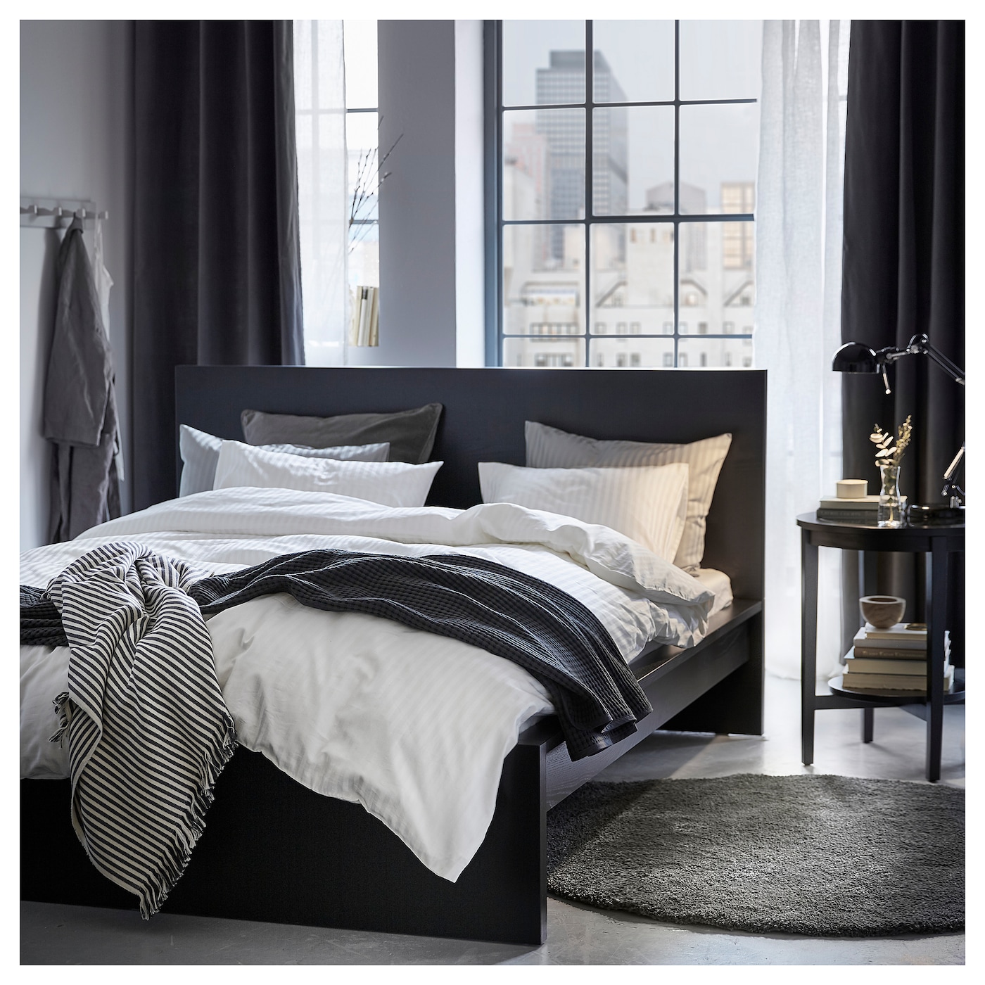IKEA ボックスシーツ、 NATTJASMIN & JÄTTELILJA nattjasmin-fitted-sheet-light-