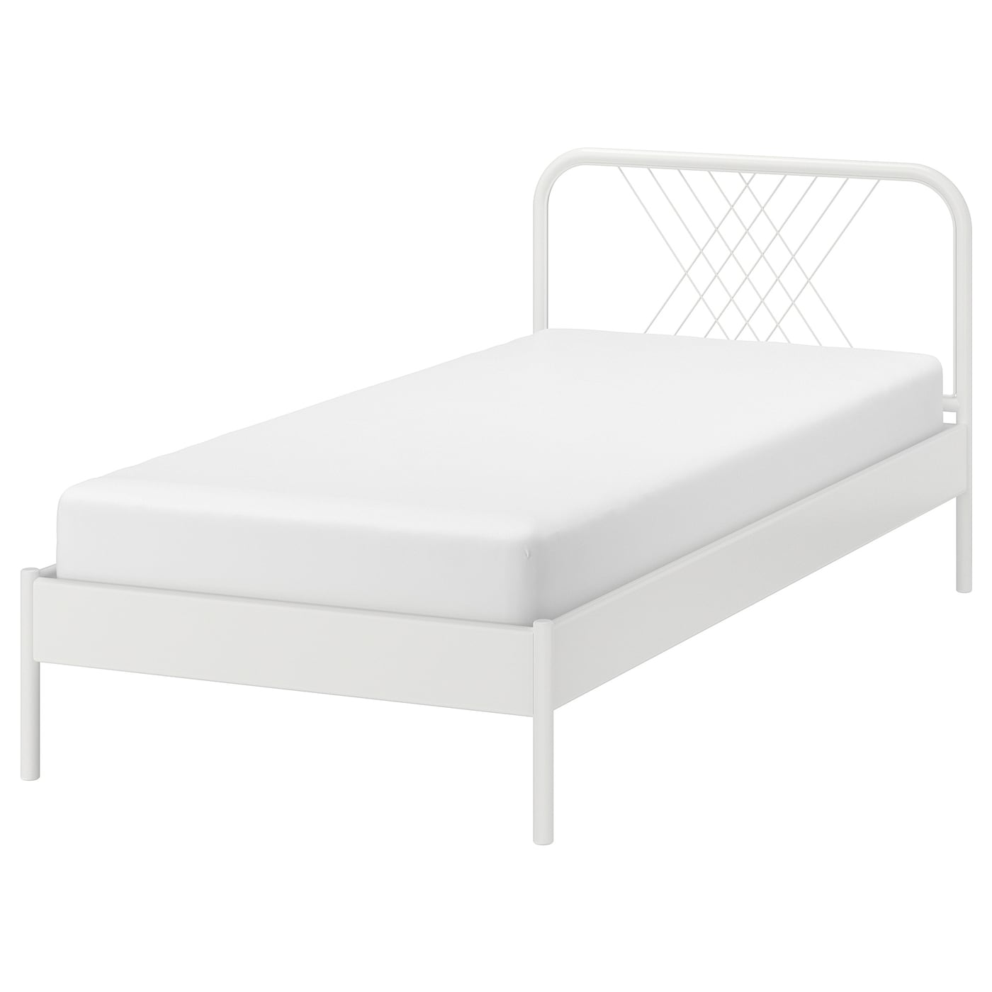 NESTTUN bed frame white/Lönset - IKEA