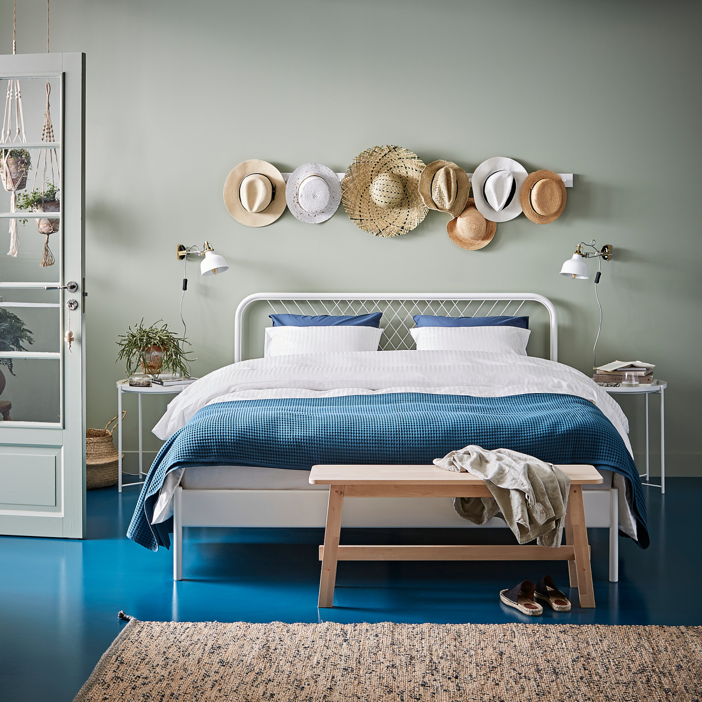 セール再値下げIKEA美品NESTTUN ネストゥンシングルベット NESTTUN bed frame white/Luröy - IKEA
