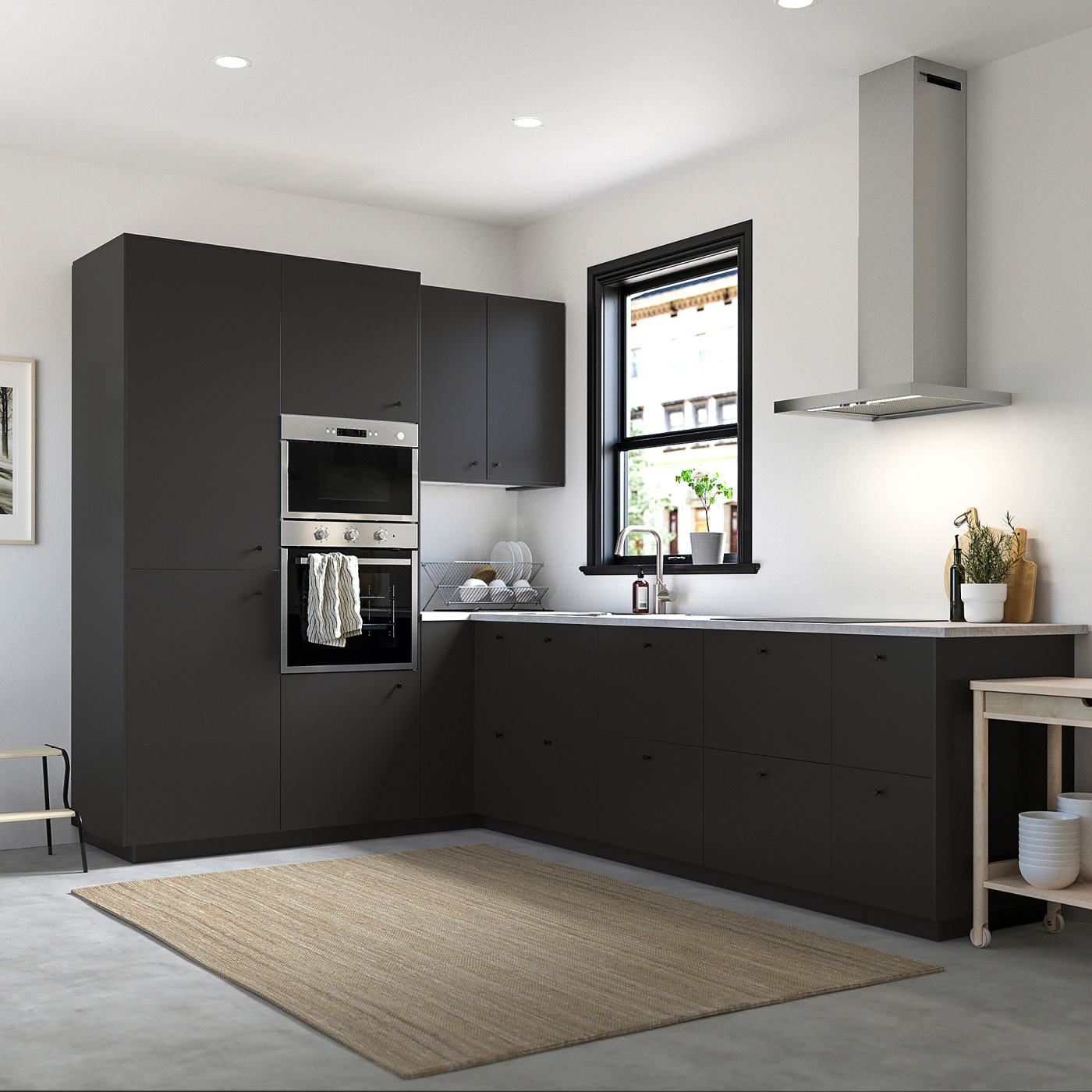 NICKEBO door matt anthracite - IKEA