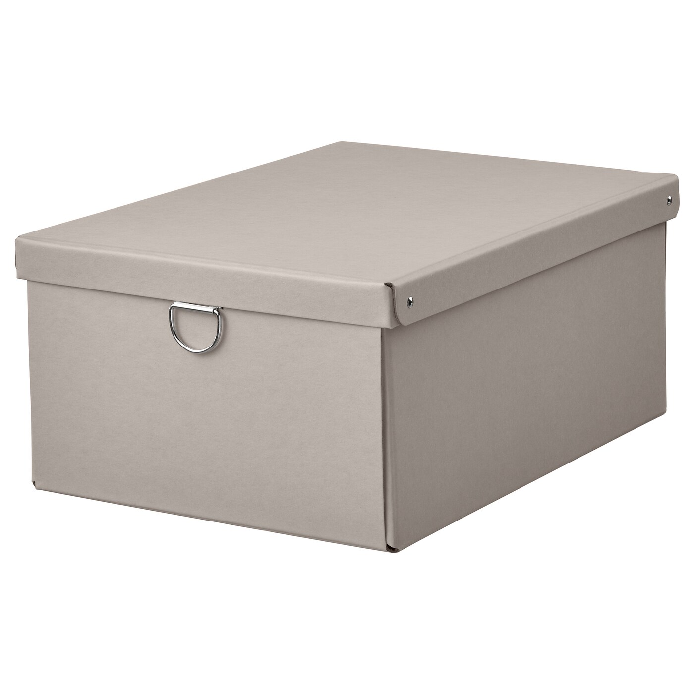 【ebagos】IKEAなど KUGGIS box with lid, dark gray-beige, 10 ¼x13 ¾x6