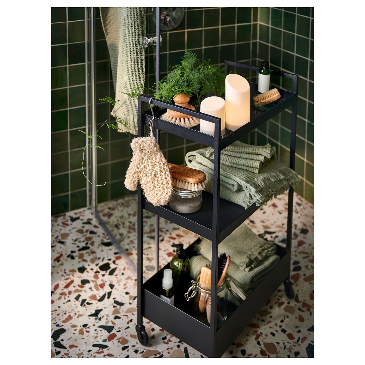 NISSAFORS trolley black - IKEA