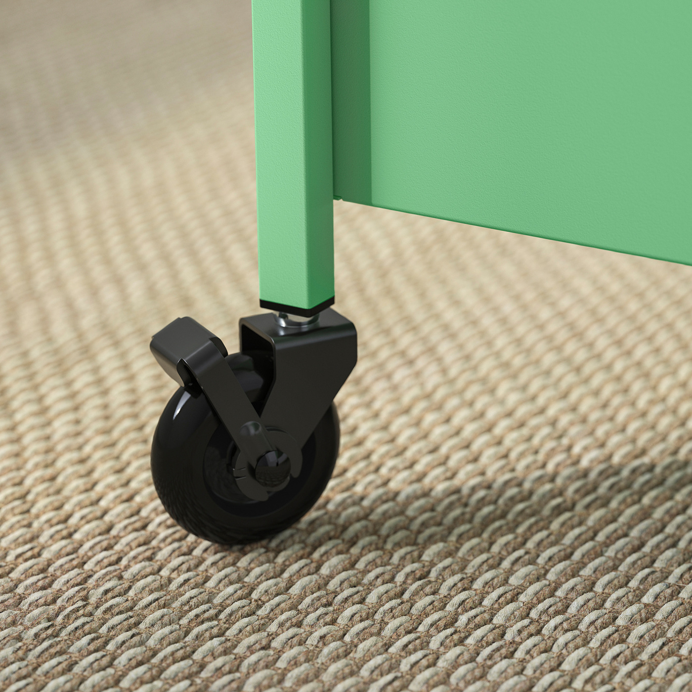 NISSAFORS trolley lockable wheels light green - IKEA