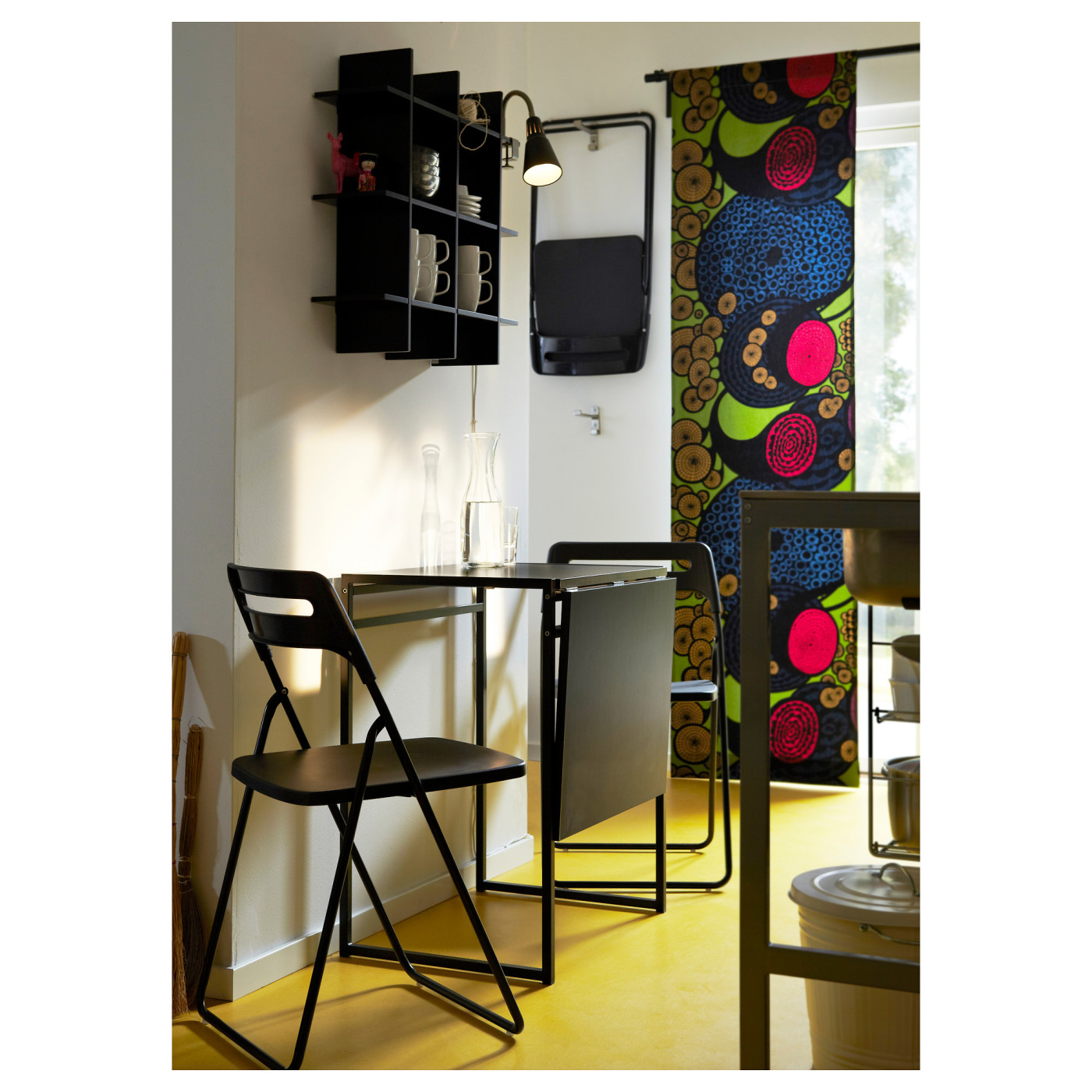 NISSE folding chair black - IKEA