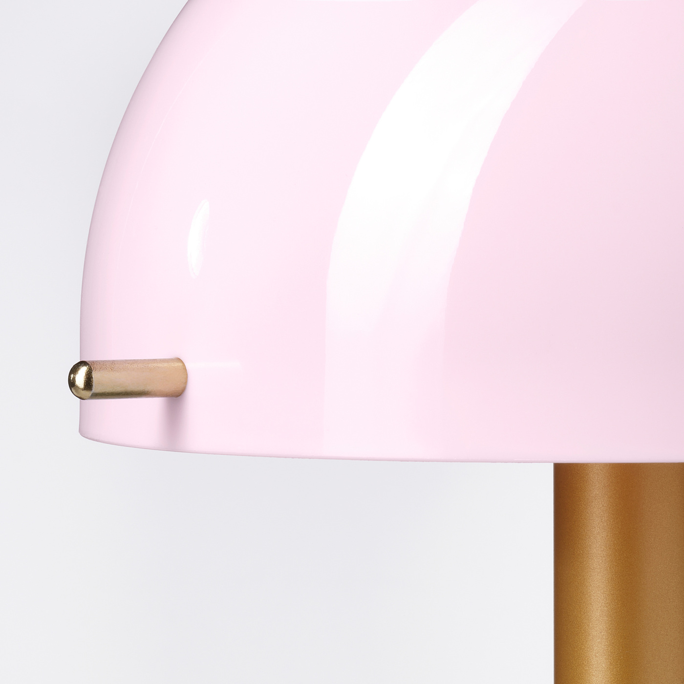 NÖDMAST LED portable lamp, battery operated light pink/dark grey