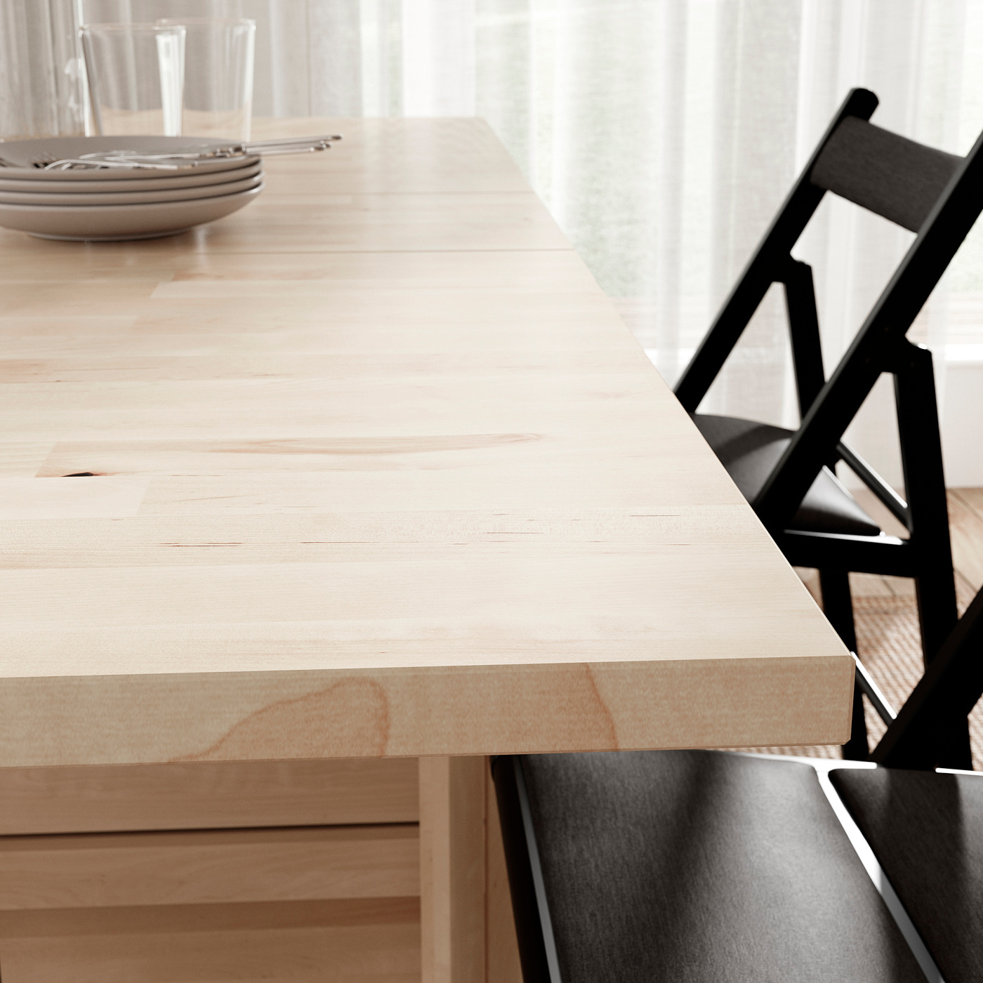 NORDEN gateleg table birch - IKEA