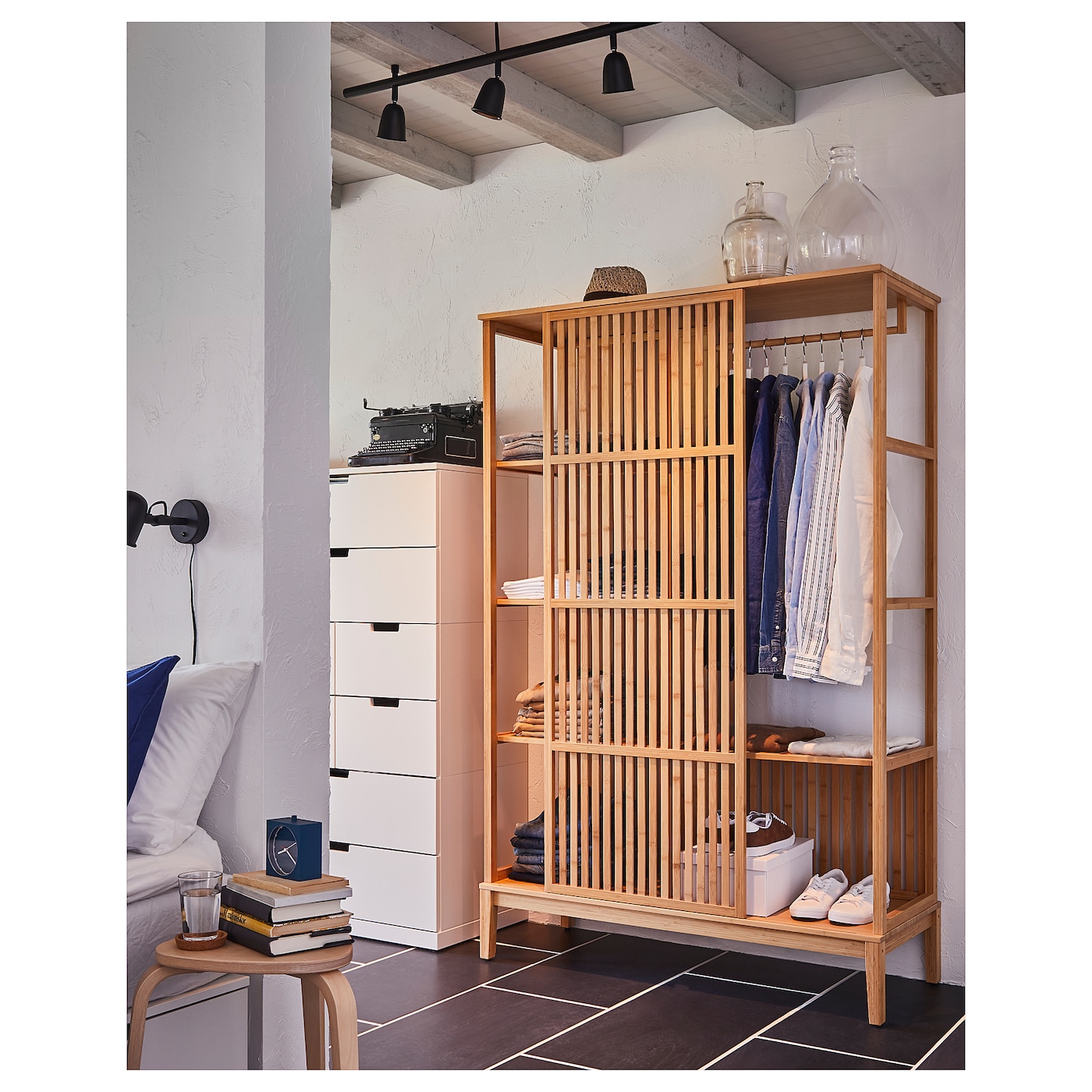 Ikea wardrobe open concept sales