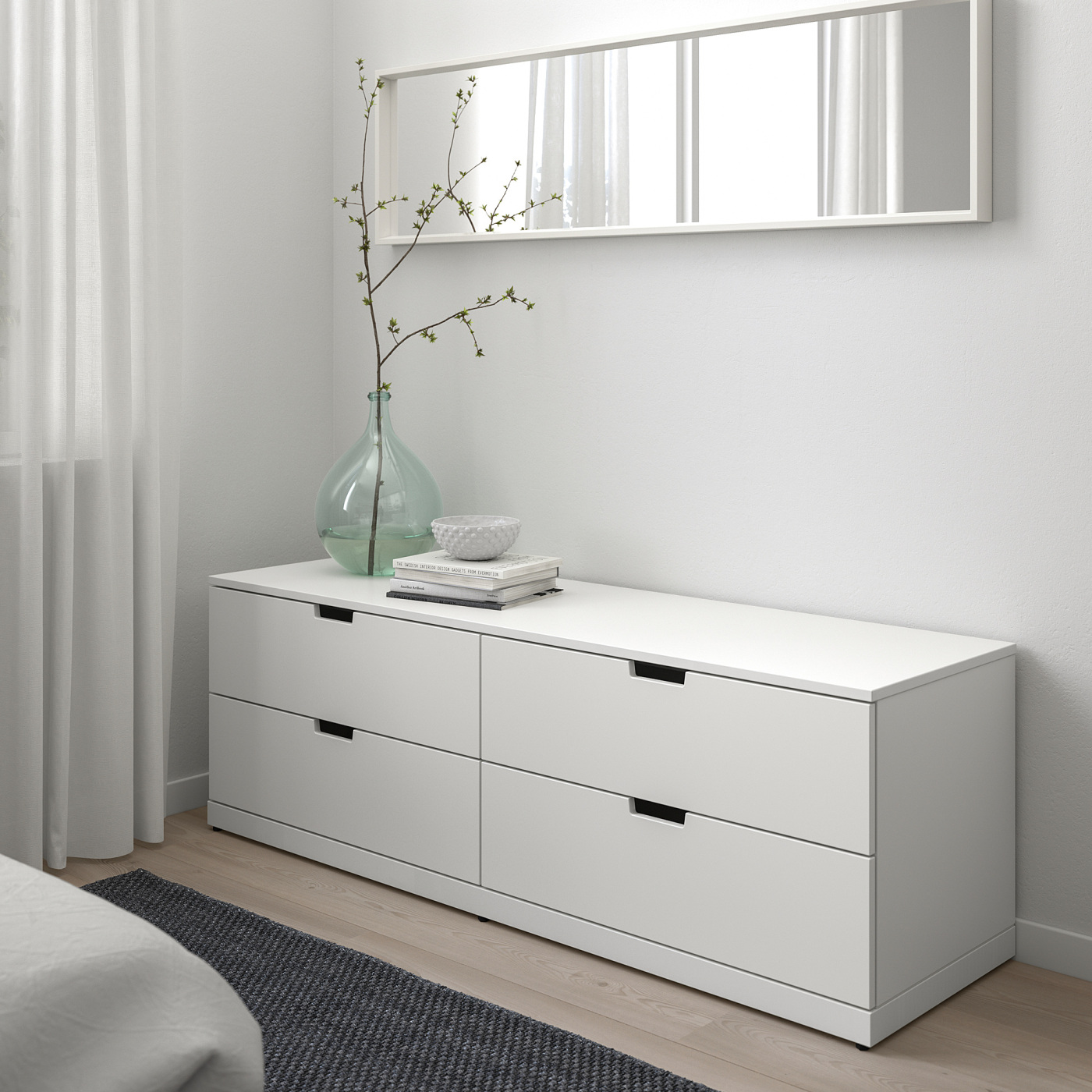 NORDLI chest of 4 drawers white - IKEA