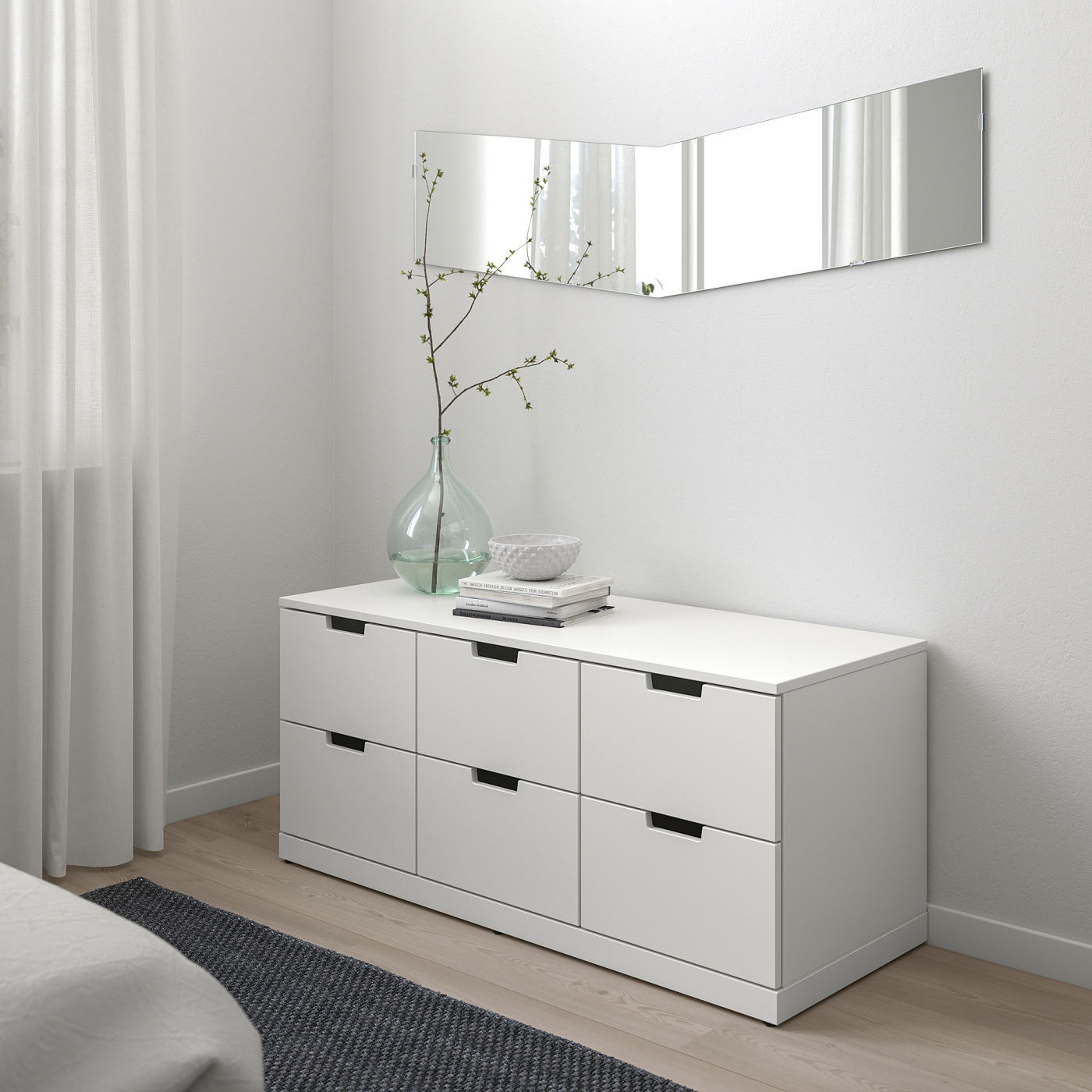 NORDLI chest of 6 drawers white - IKEA