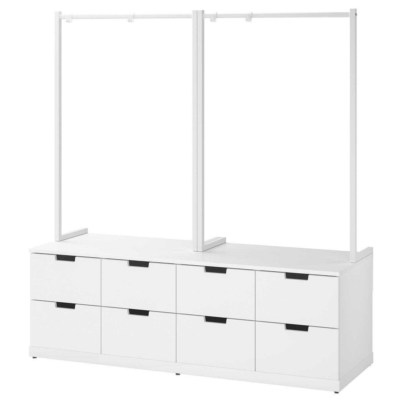 IKEA NORDLI 収納棚 タンス NORDLI chest of 8 drawers white - IKEA